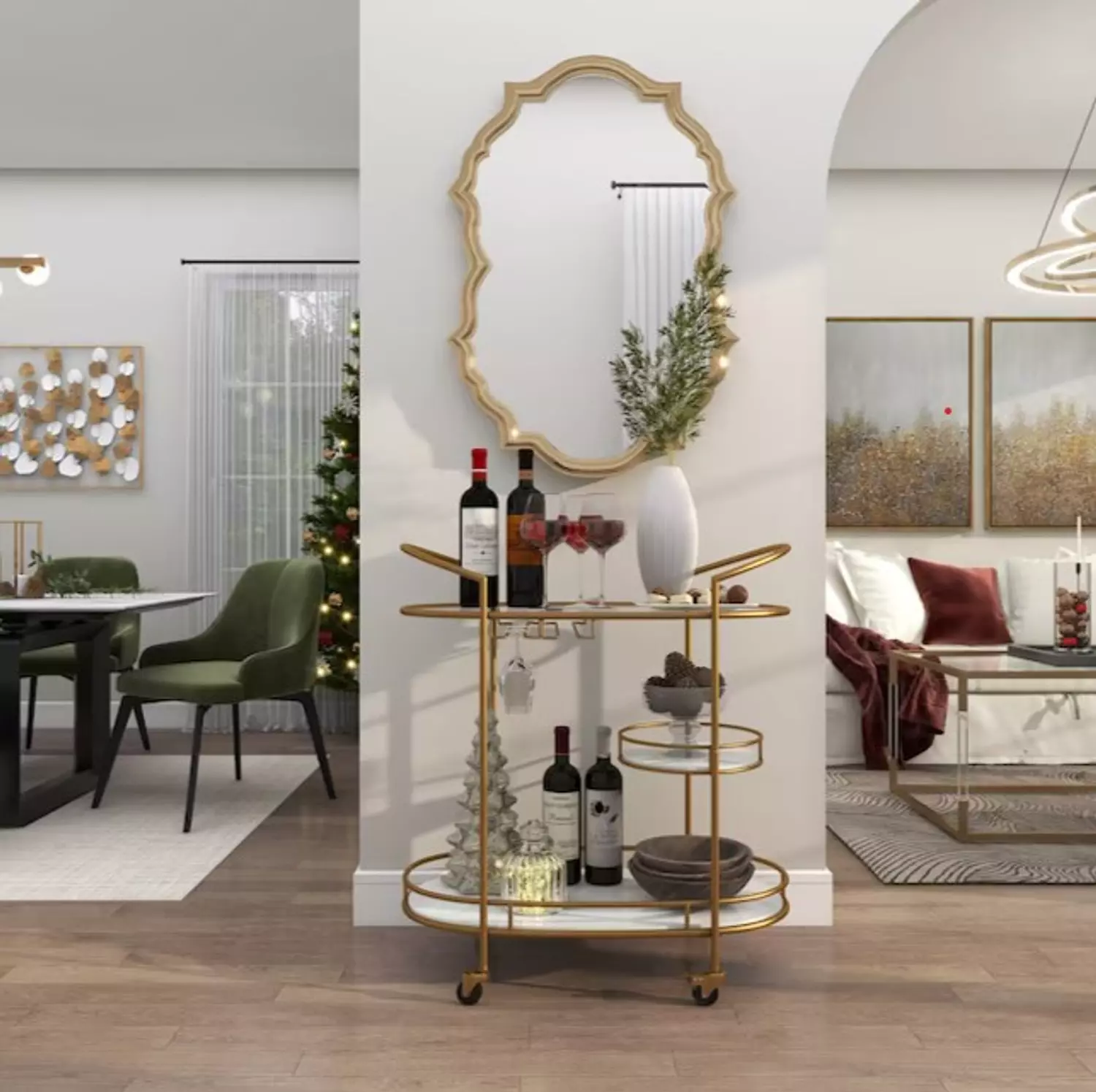 Serving trolley 40*80*90 cm image
