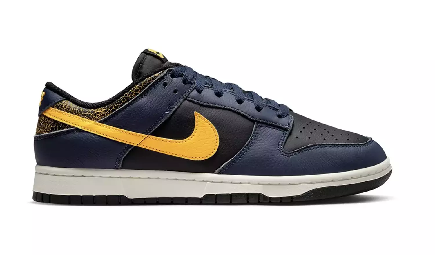 NIKE  DUNK LOW RETRO MICHIGAN BLUE GOLD image