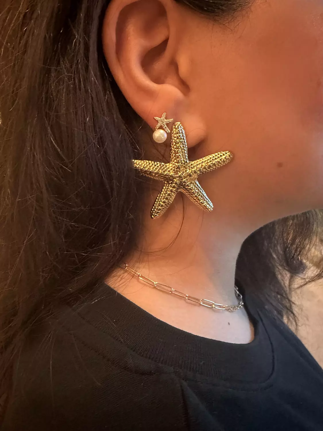 Statement Starfish Earrings  image