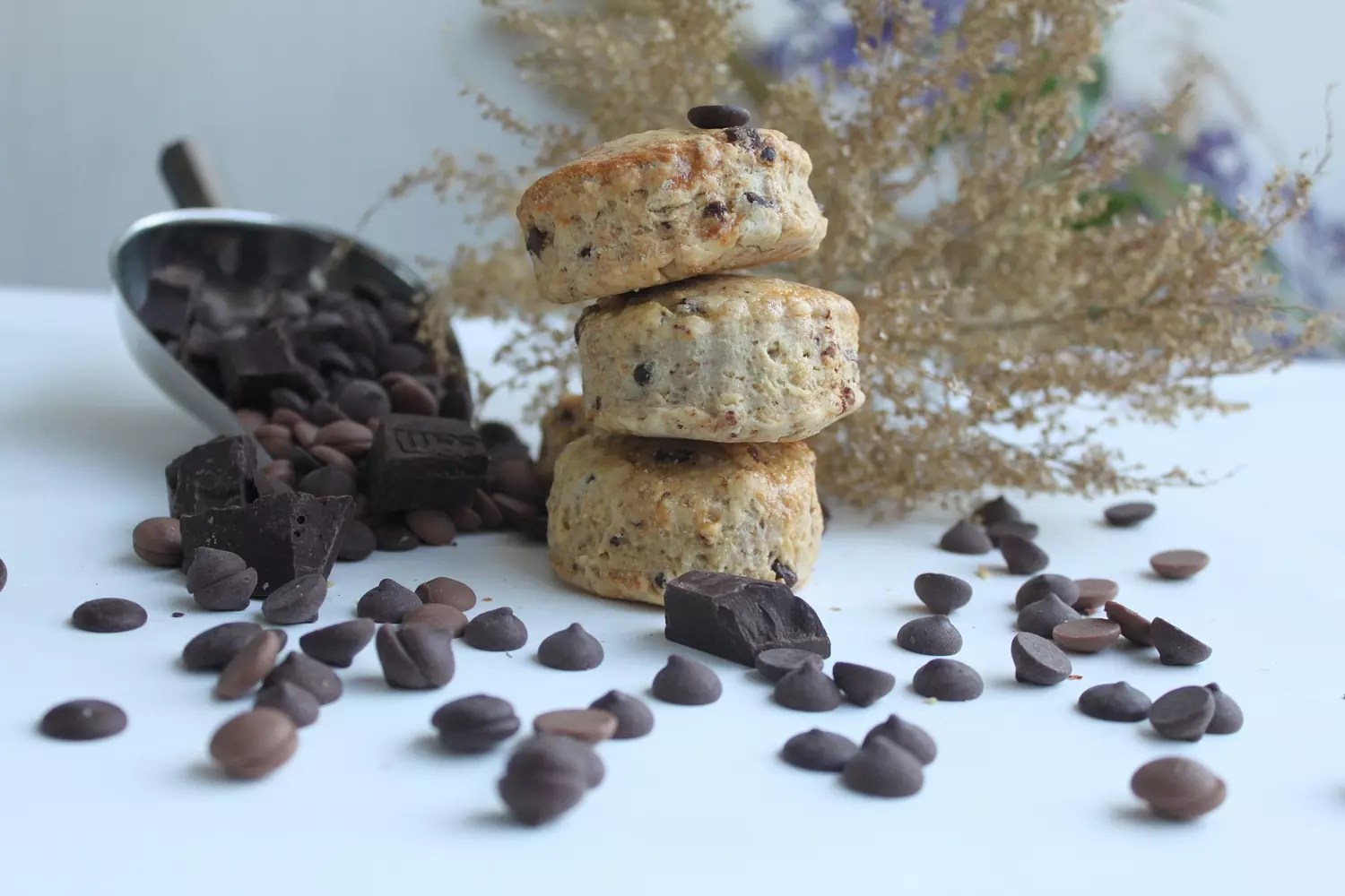 Chocolate Chip Tea Scones 11