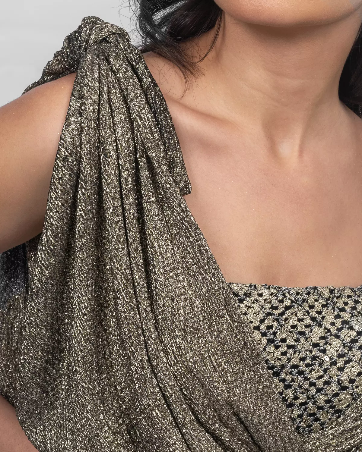 Effortless Metallic Bronze Romper 5