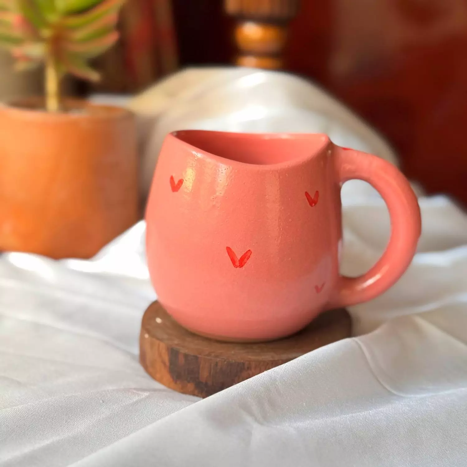 Pink Hearts mug image