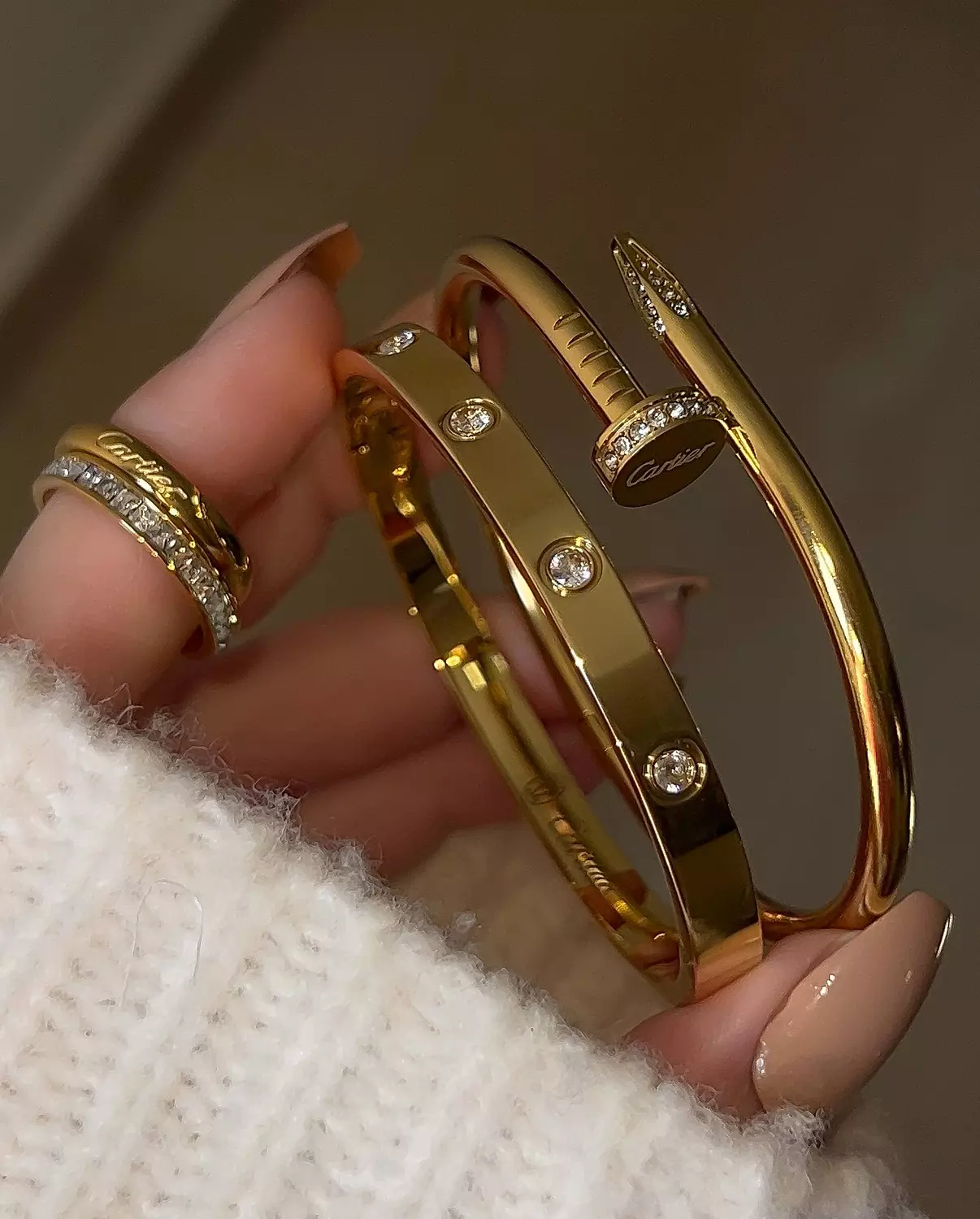 Crystal bangles. image