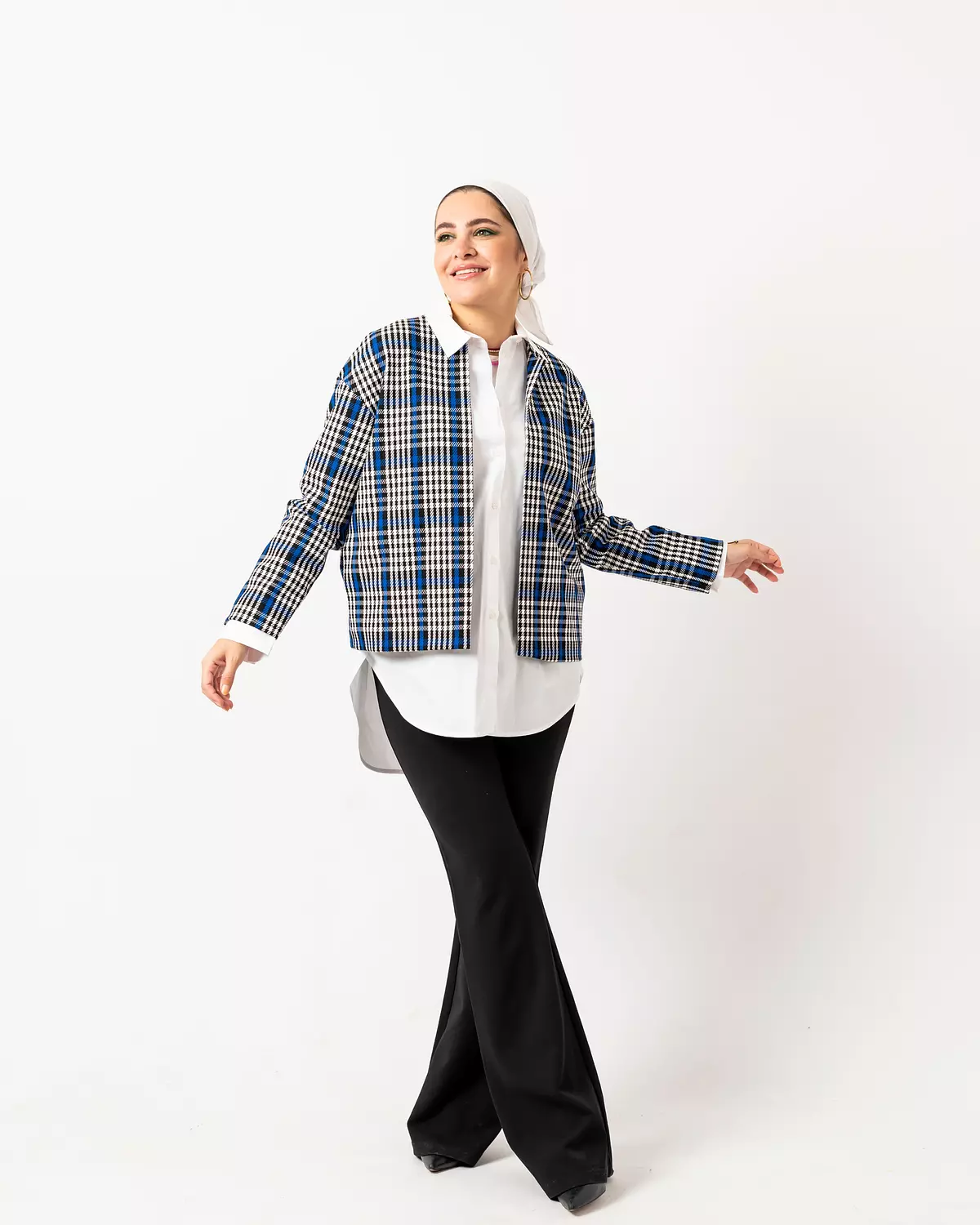 Checkered Blazer 3