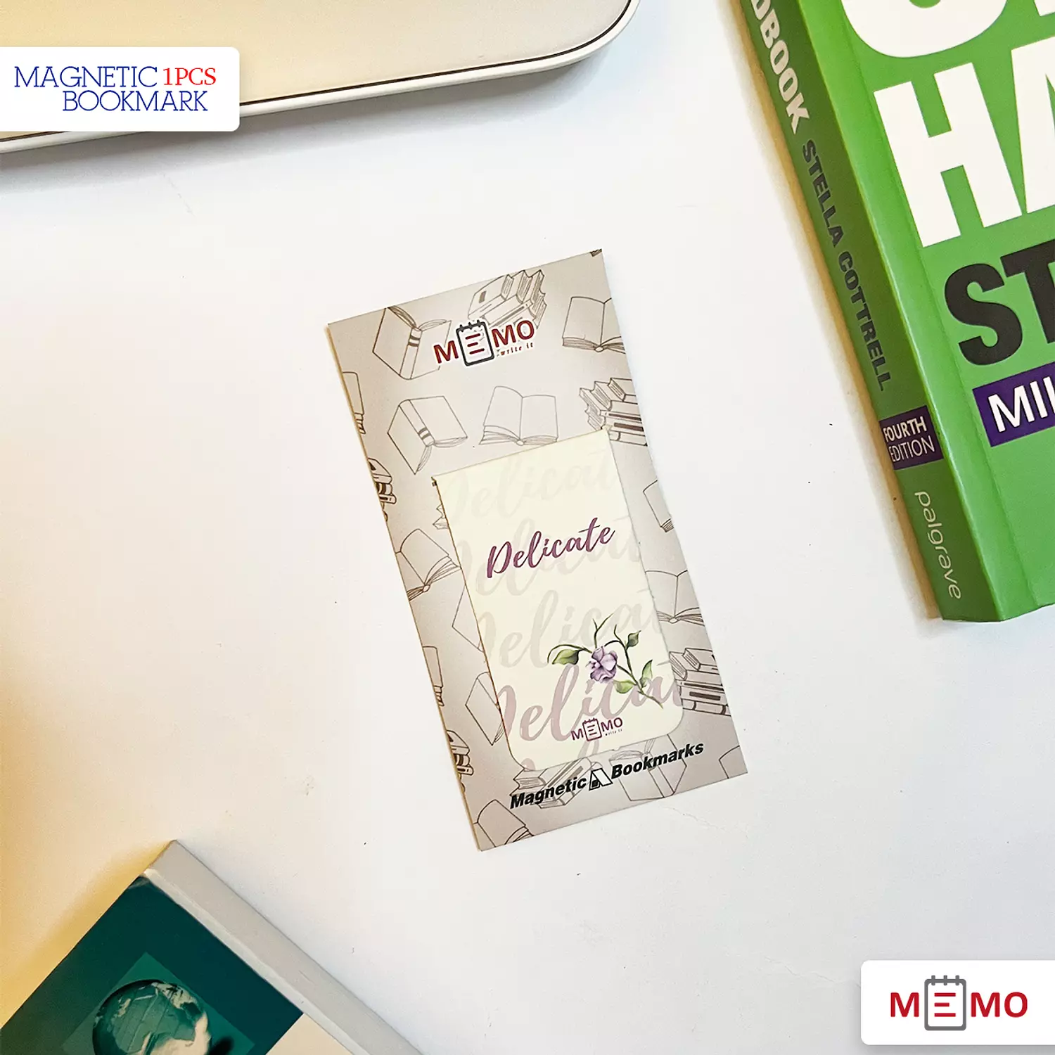 Memo Magnetic Bookmark “delicate”2 (1 pcs)   hover image