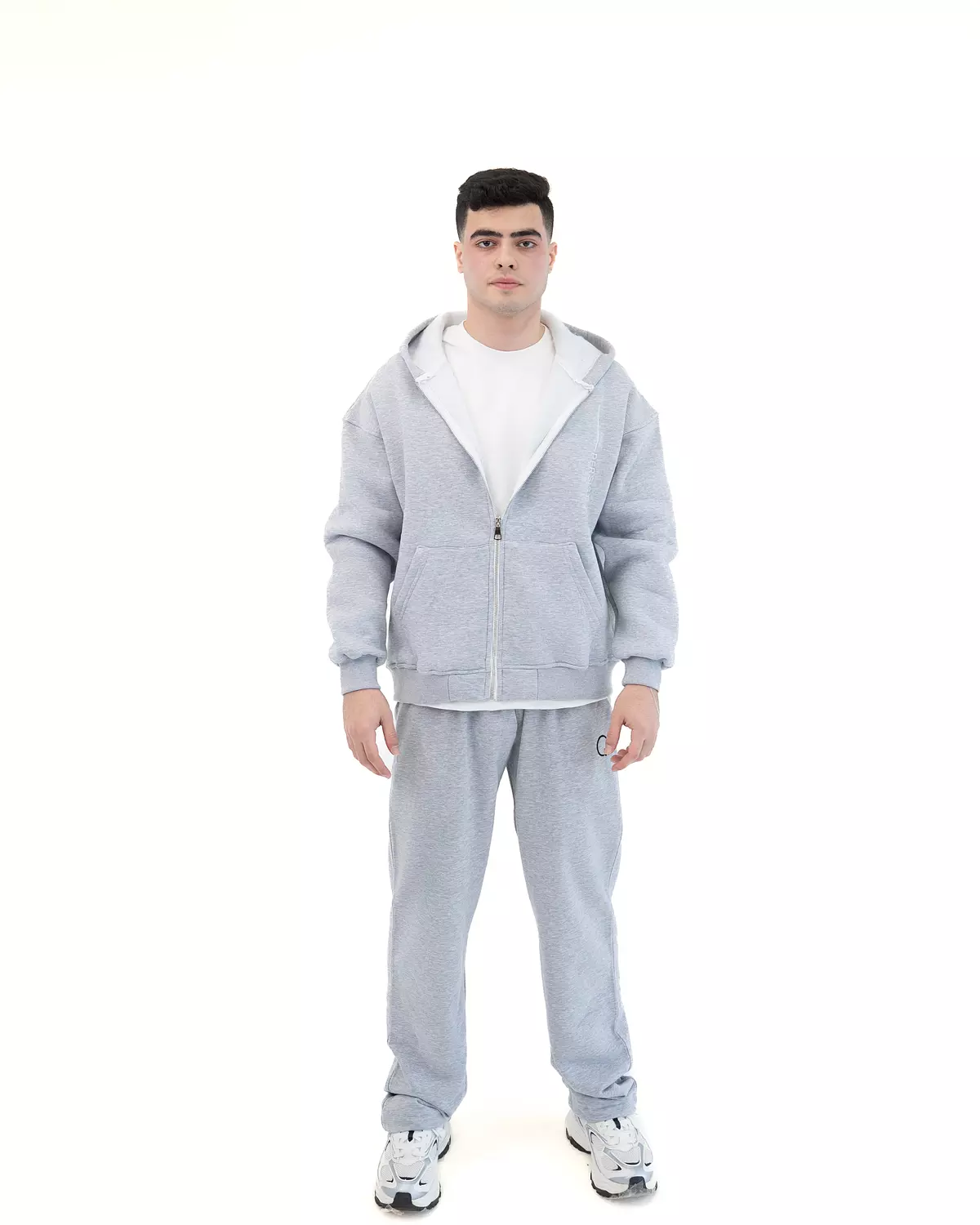 Persist ZIP UP Sweatshirt _ Grey 2
