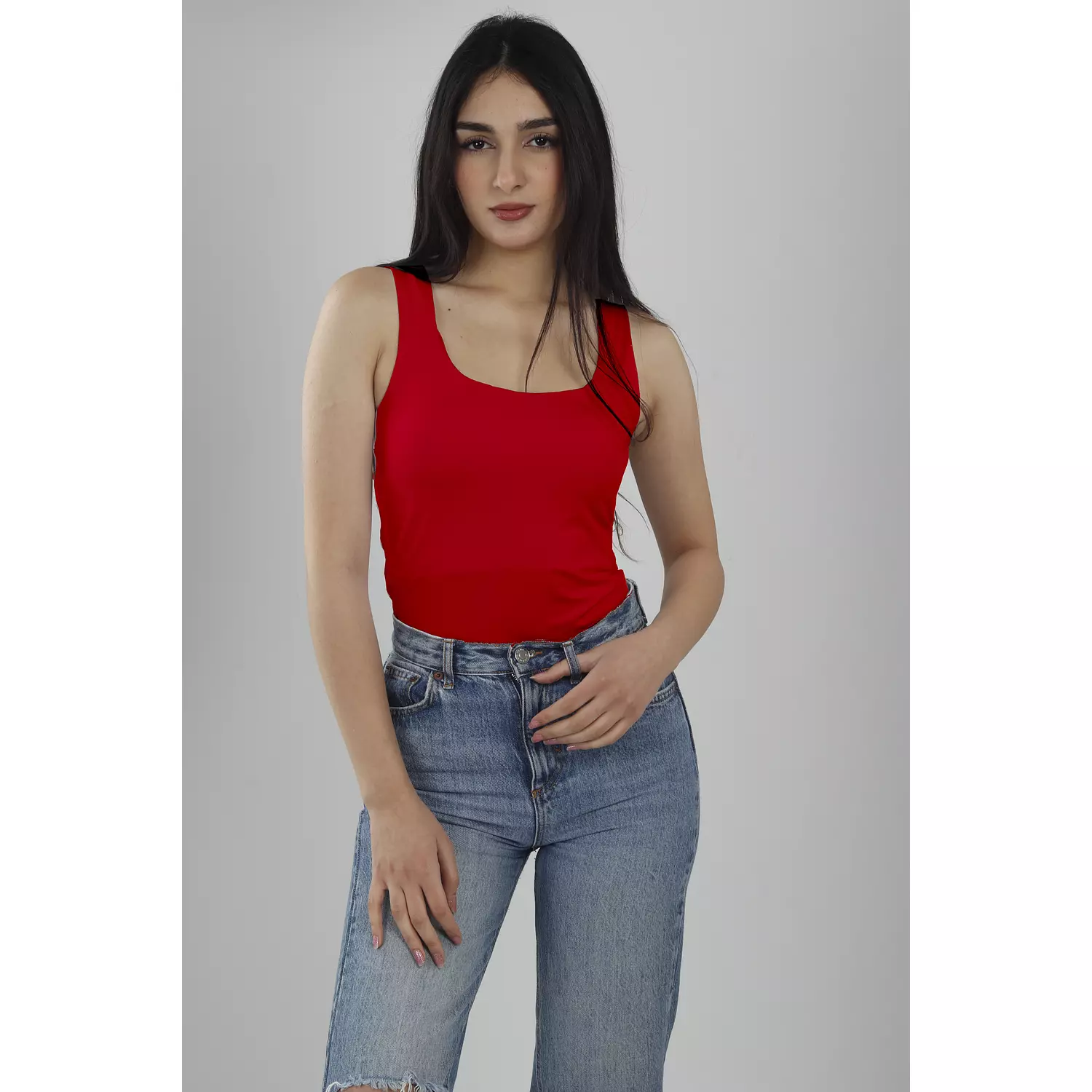 NEW-tank top double layered (70% cotton /30% polyester) 25