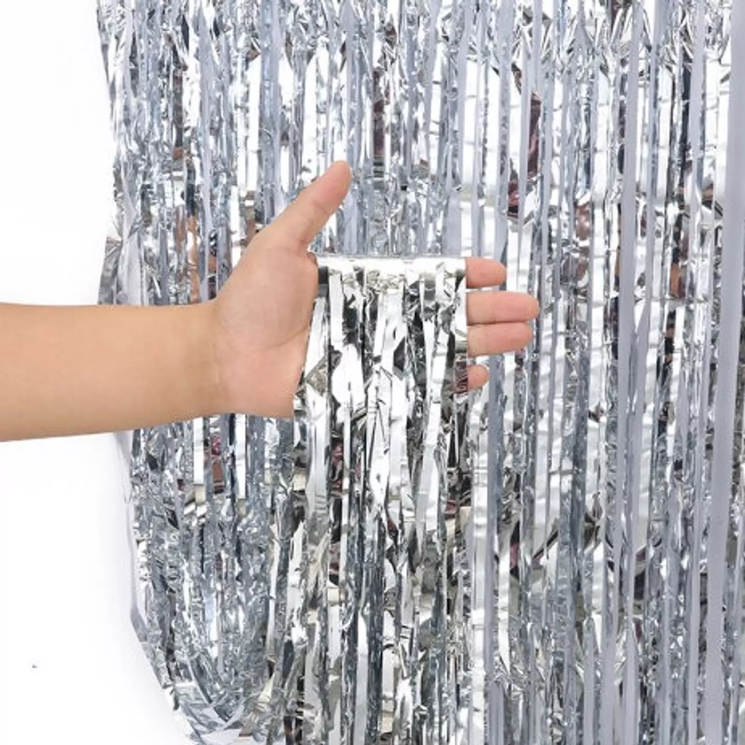 Silver Foil Curtain