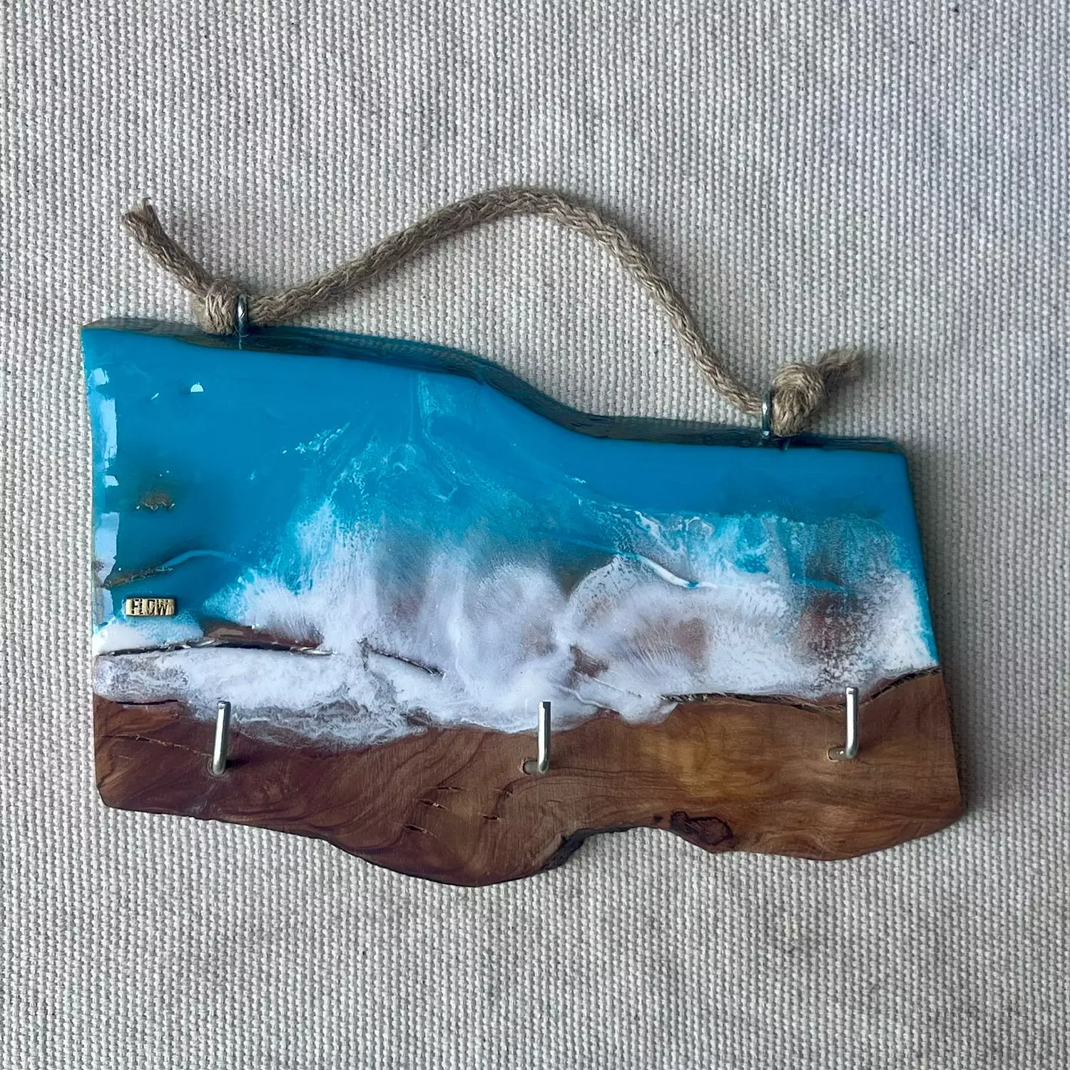 Small Live Edge Key Holder