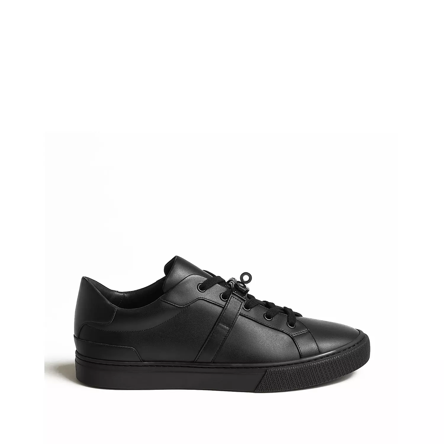 Hermes Day Sneaker is a luxury shoe crafted from Black calfskin image