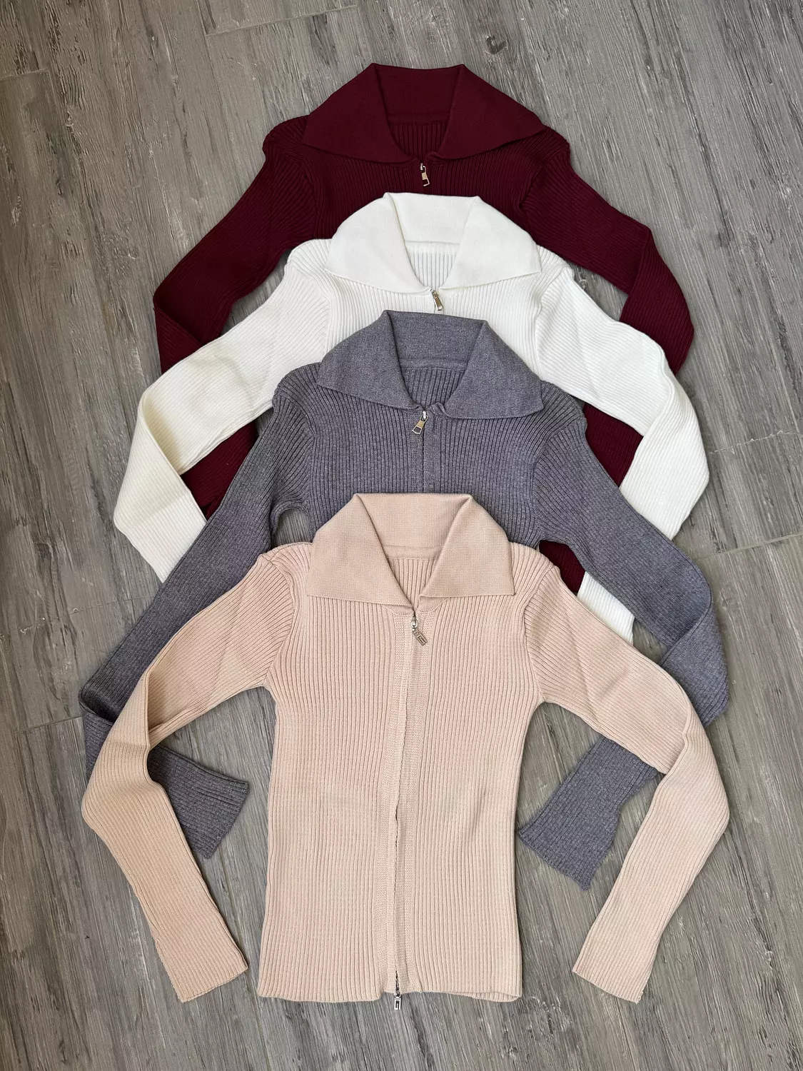 Double zipper pullover  8