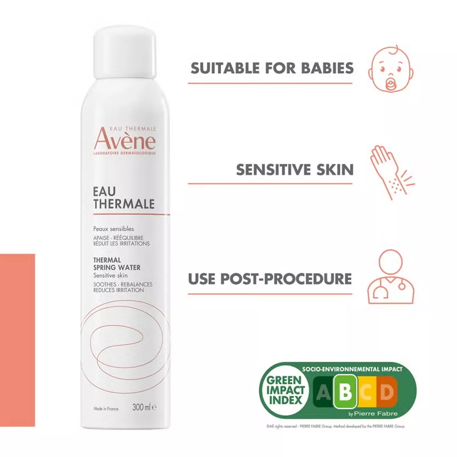 Avène Thermal Spring Water Spray for Sensitive Skin  3