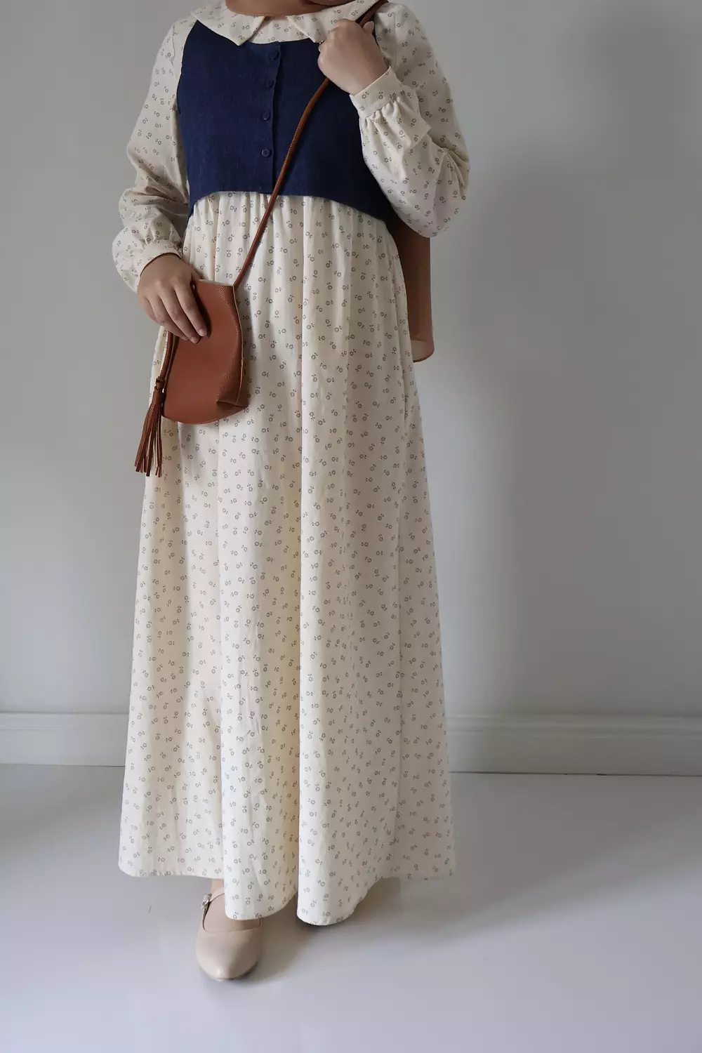 LINEN DRESS OFFWHITE  TEENAGE 2