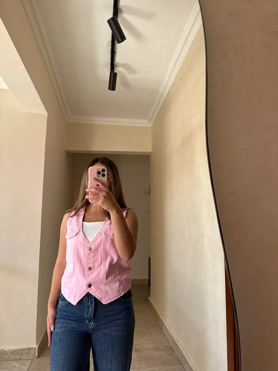 Cropped Gabardine Vest 10