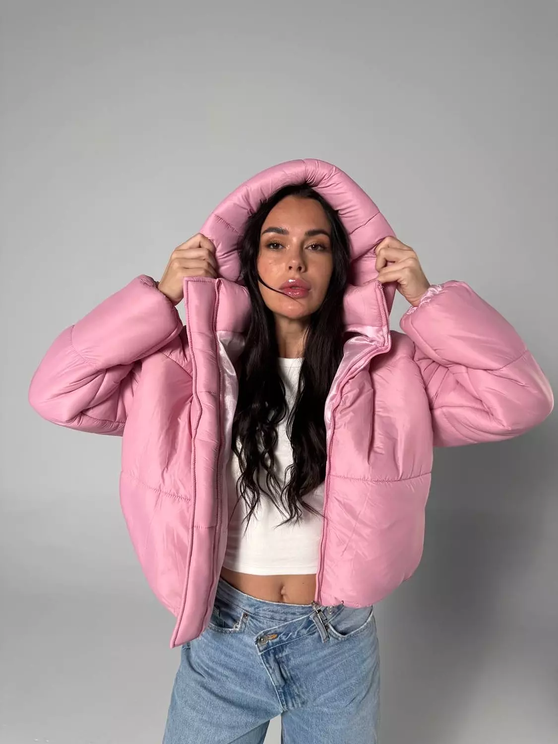 Cropped waterproof jacket 10