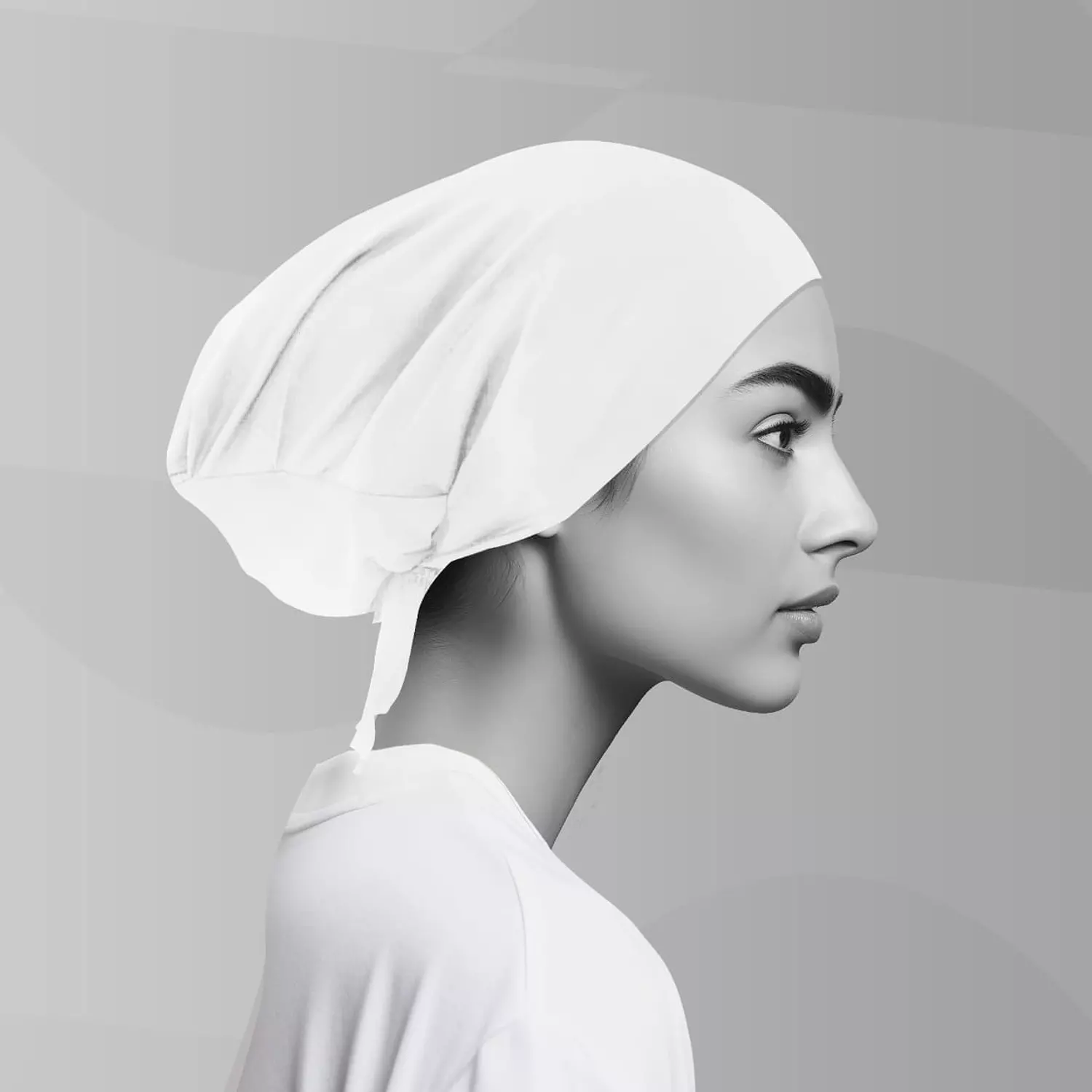 Tie-Up Bandana - White image