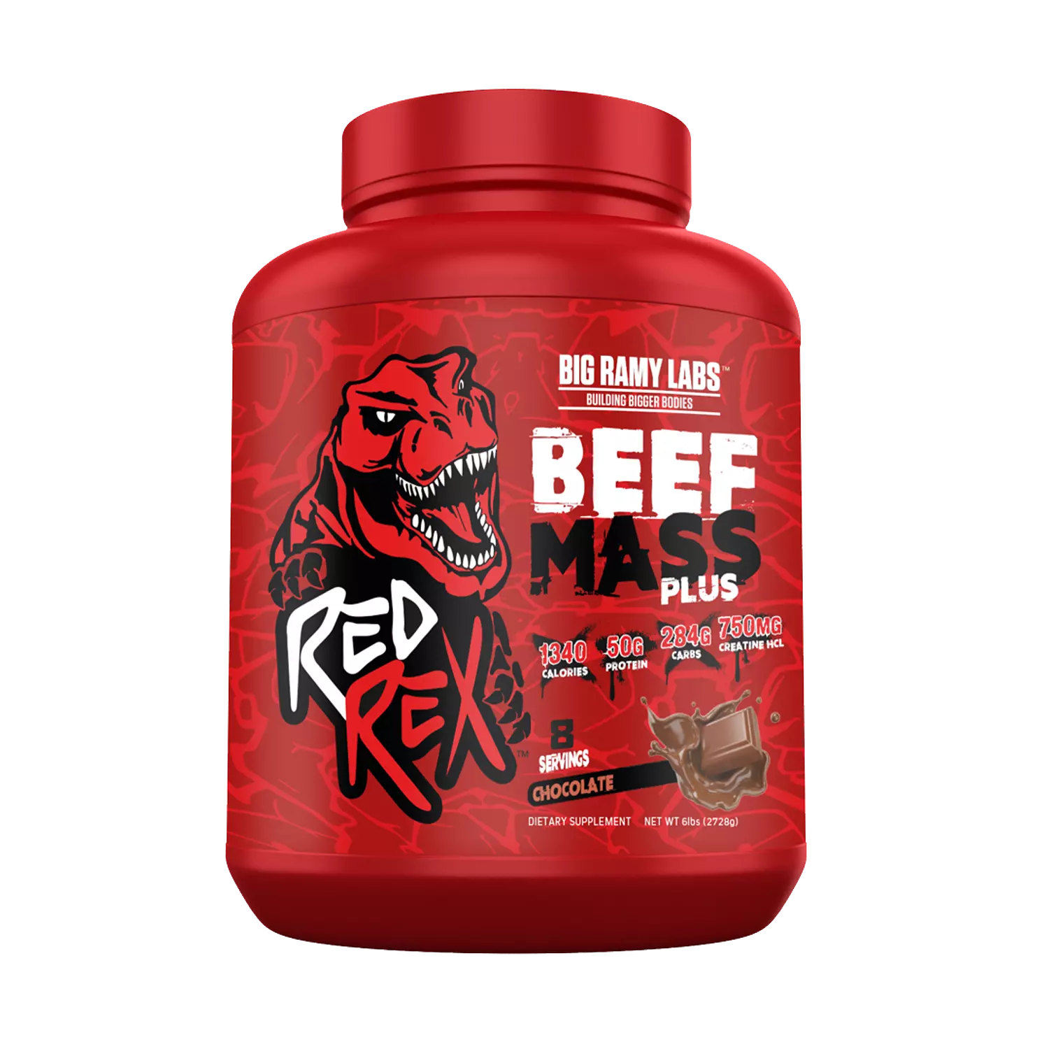 Red Rex Beef Mass Gainer Plus - 14serv - 2728g image