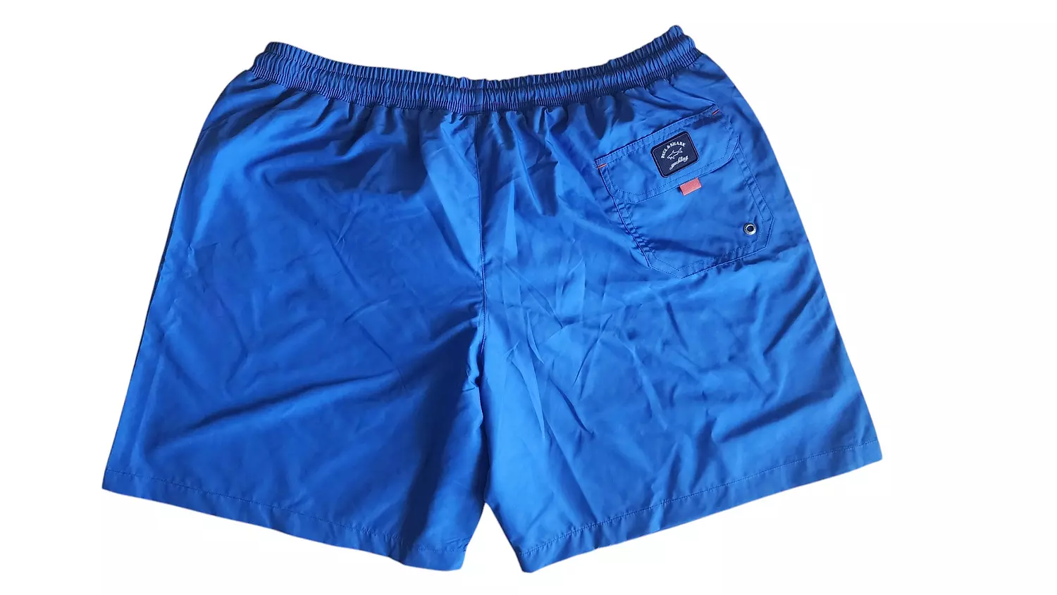 Pauld and shark Swim Shorts with Reflective Logo Print  blue hover image