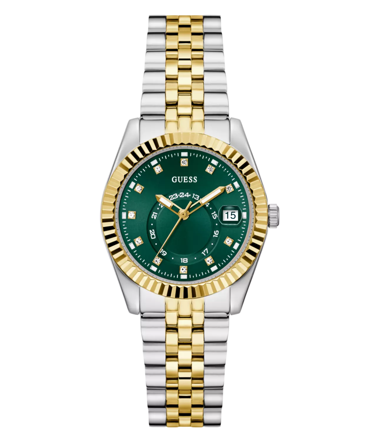 GUESS Ladies Jada 2-Tone Multi-function Date Watch image