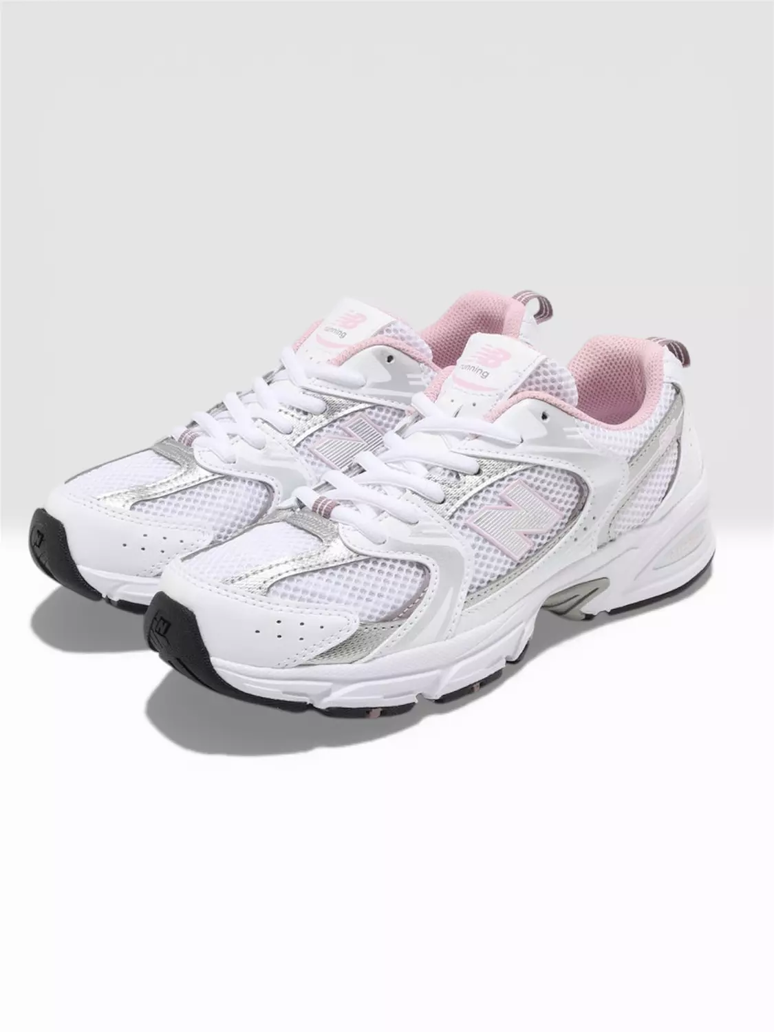 NB 530 White/ pink  1