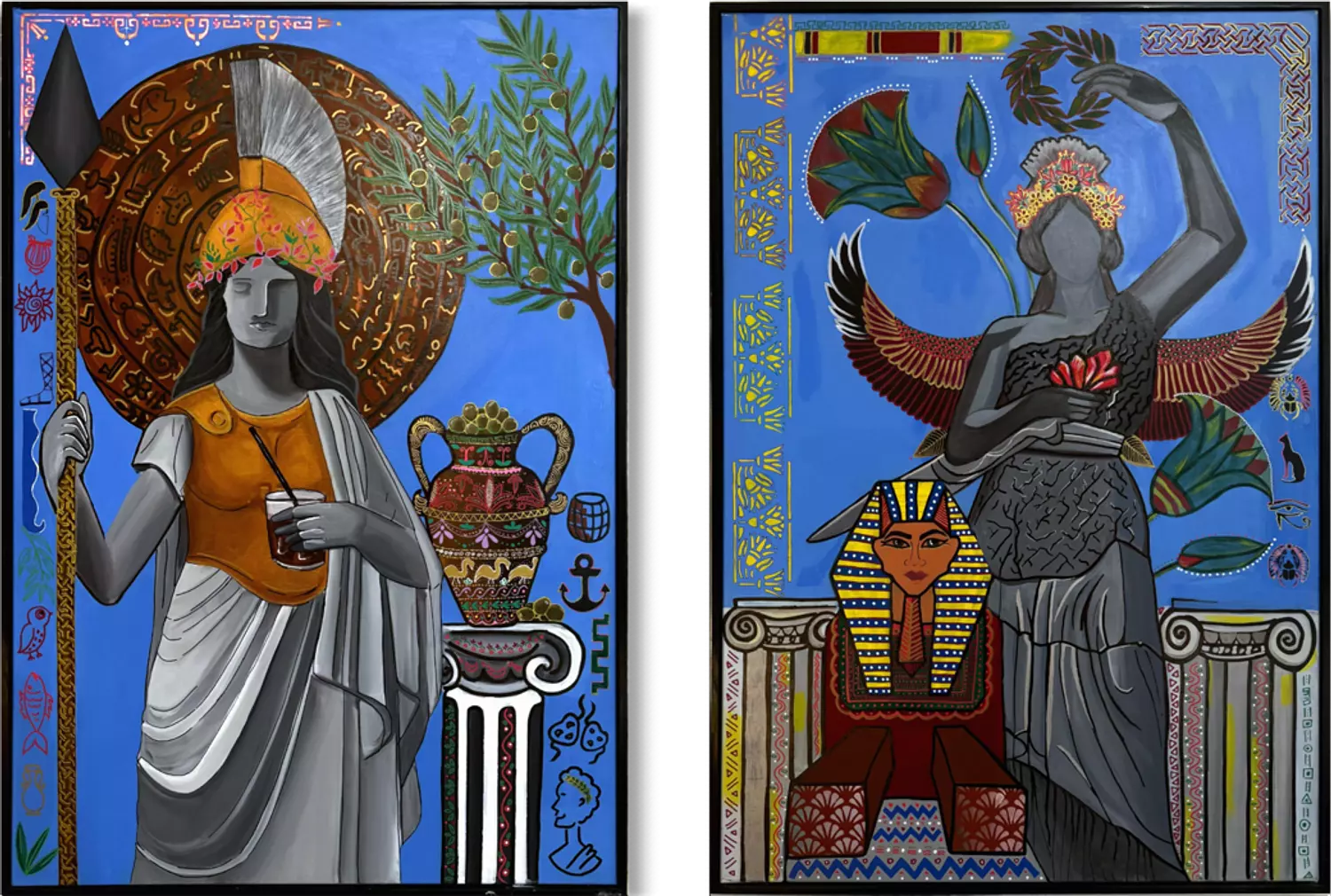 Athena of the Mediterranean & wings of eternity  image