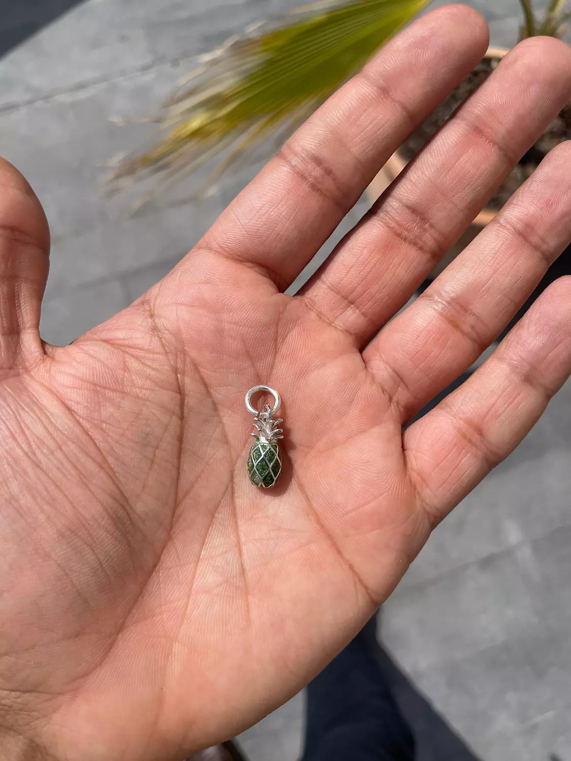 Green Pineapple Pendant image
