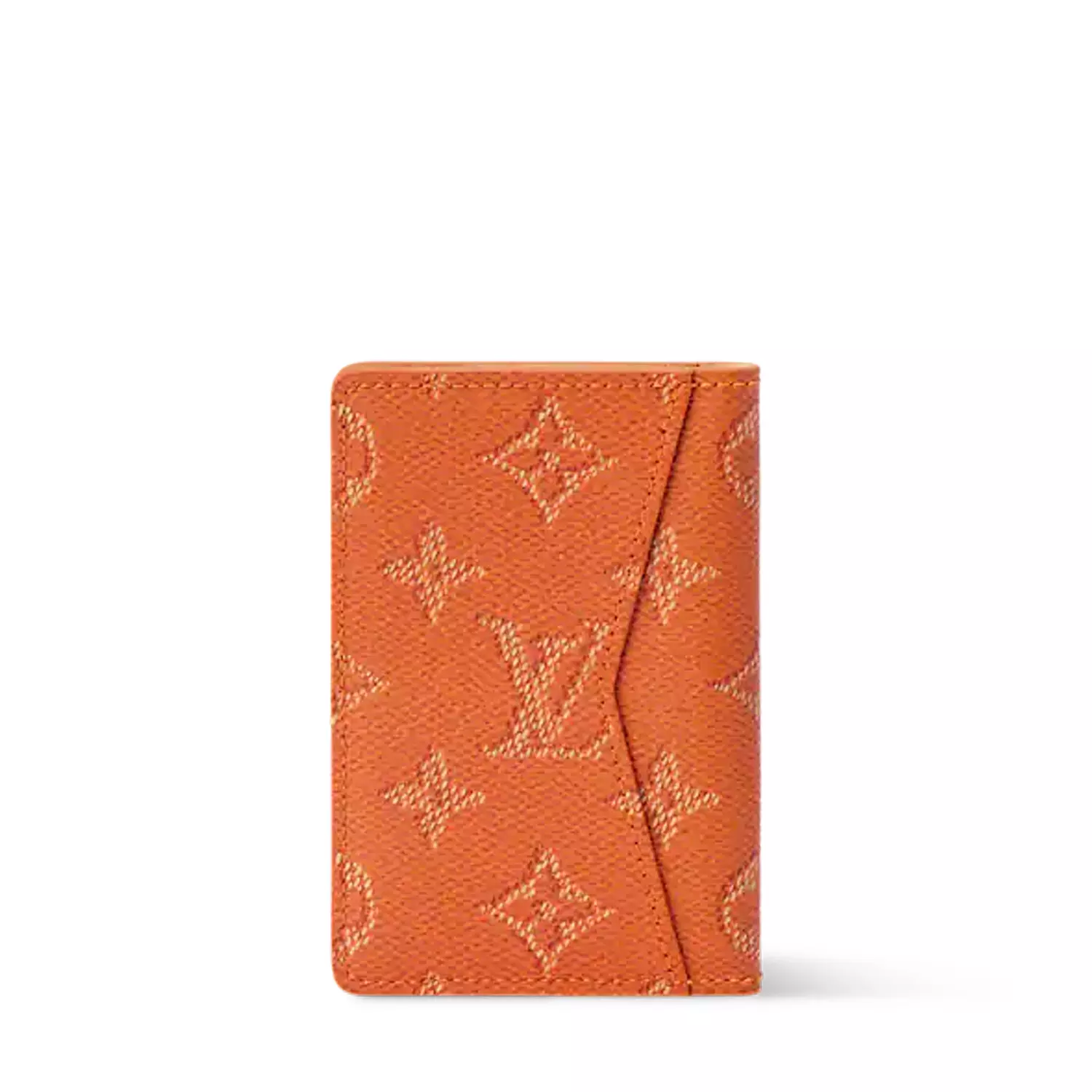 Louis Vuitton Monogram Heritage Pocket Organizer Orange Card Holder 3
