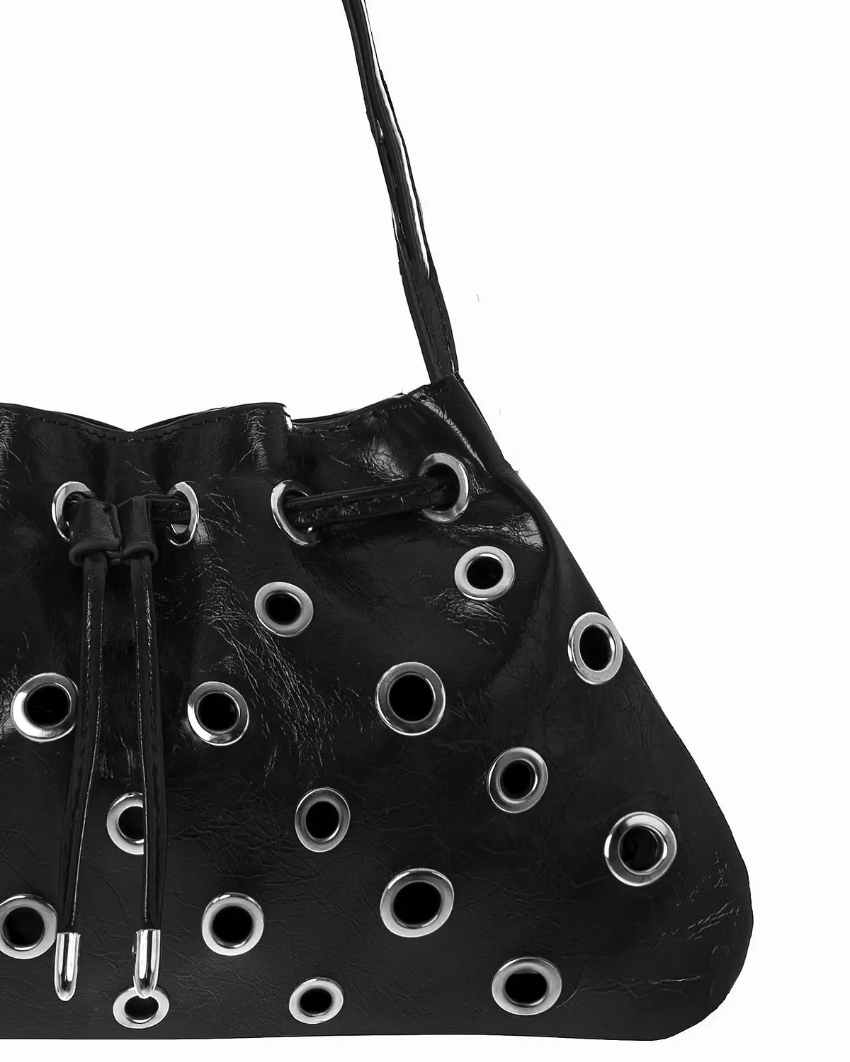 Black Bag with Silver Hardware   1