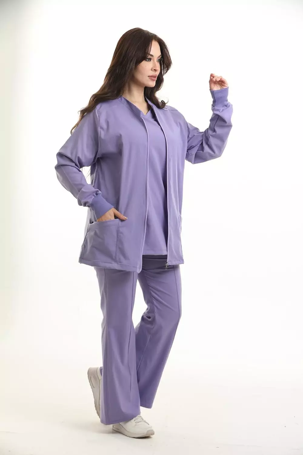 Violet New Flexi Lab Coat 4