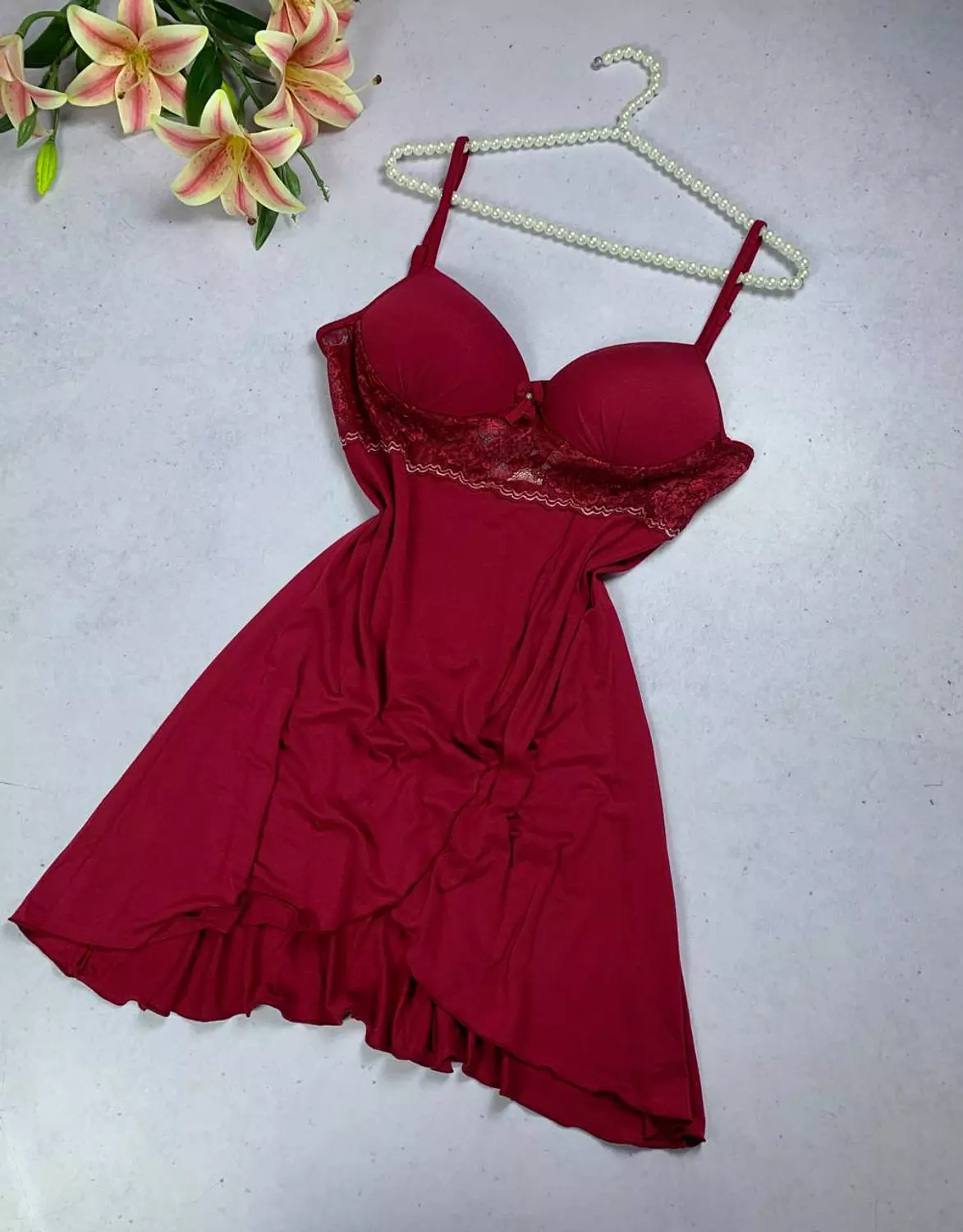 Padded light push up cotton jersey sleeping shirt turkish fabric  M..l..xl..xxl image