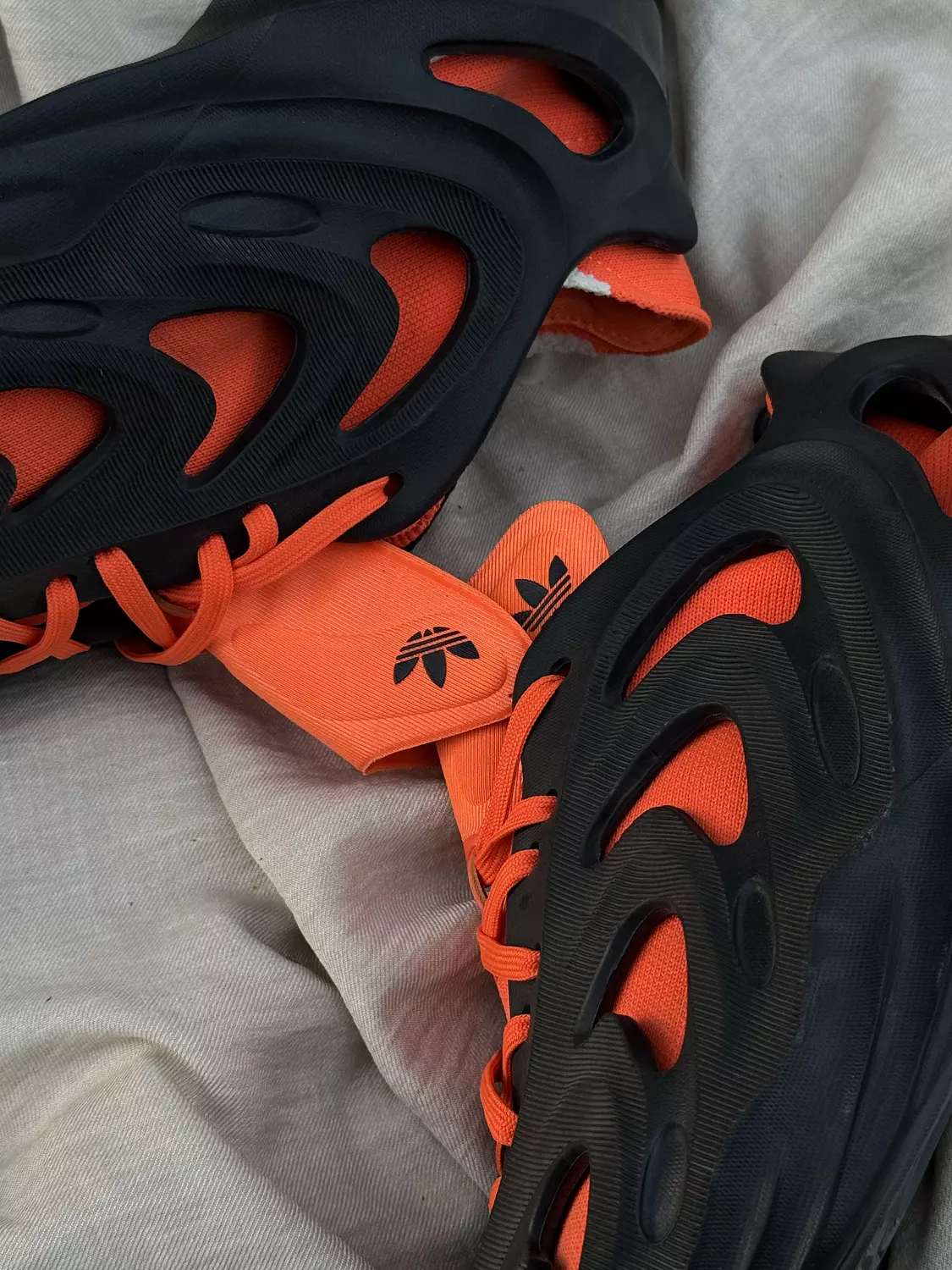 Adidas adifoam Q orange X black  1
