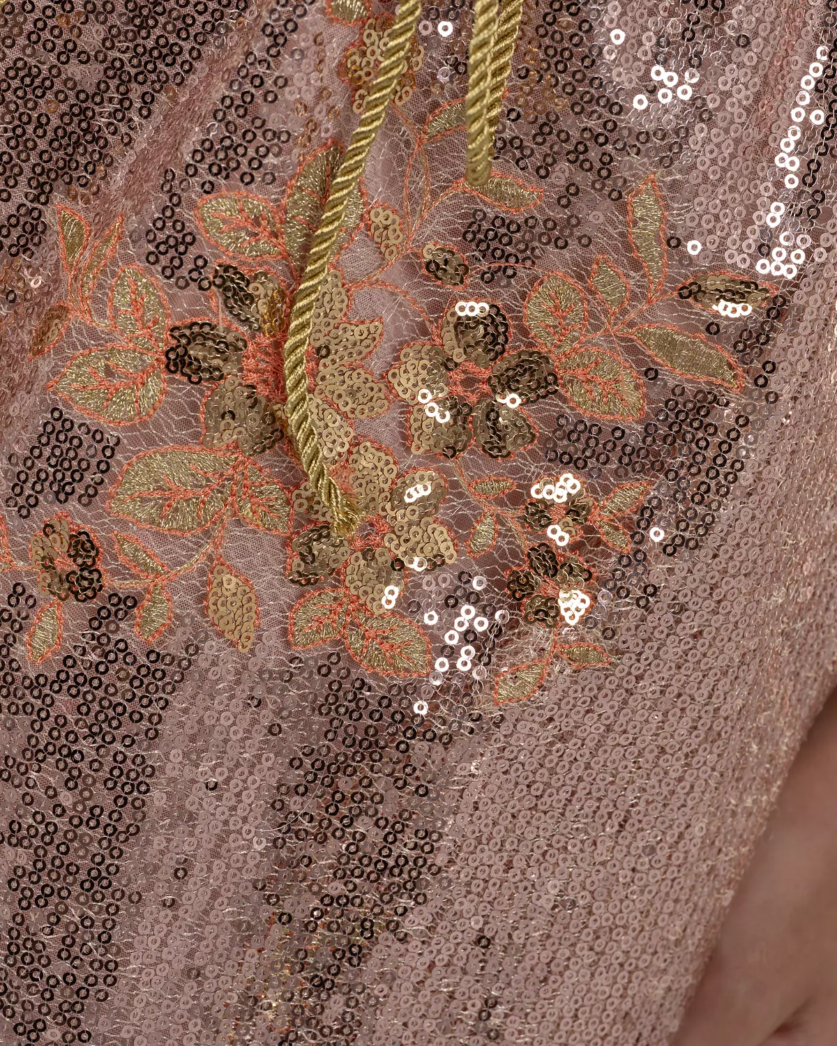 Vibrant Bois De Rose Sequin Dress 6