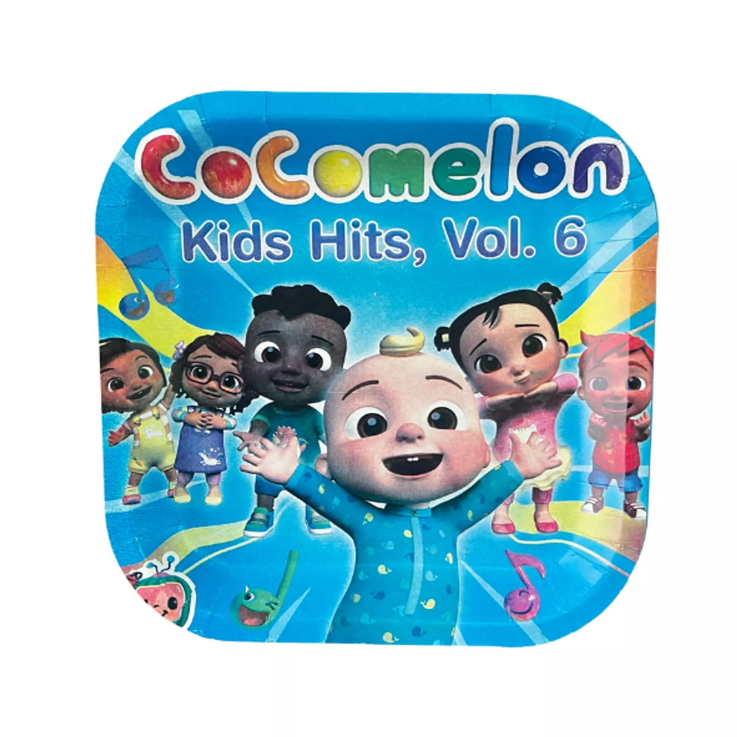 Cocomelon Square Paper Plates 1