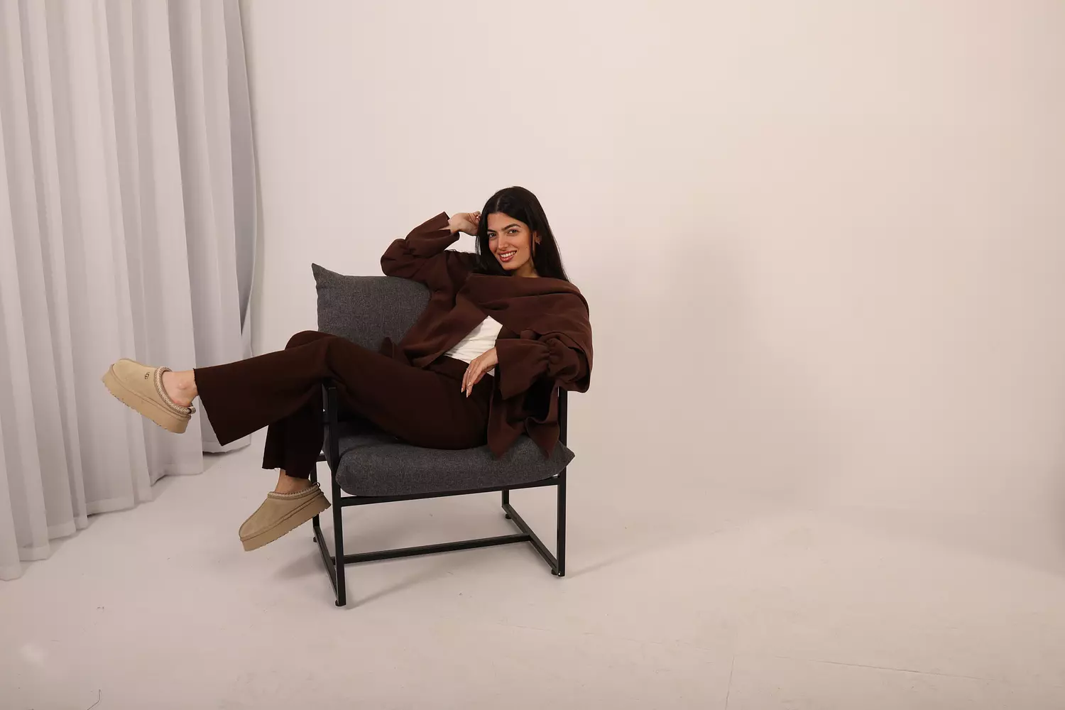 Mocha Scarf Jacket 2