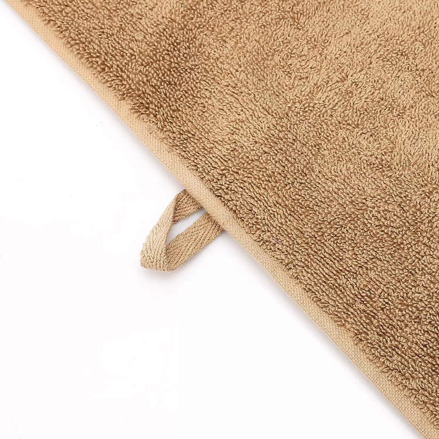 Shorto Towel Plain Made From 100% Cotton - 2627 - Dark Beige 4
