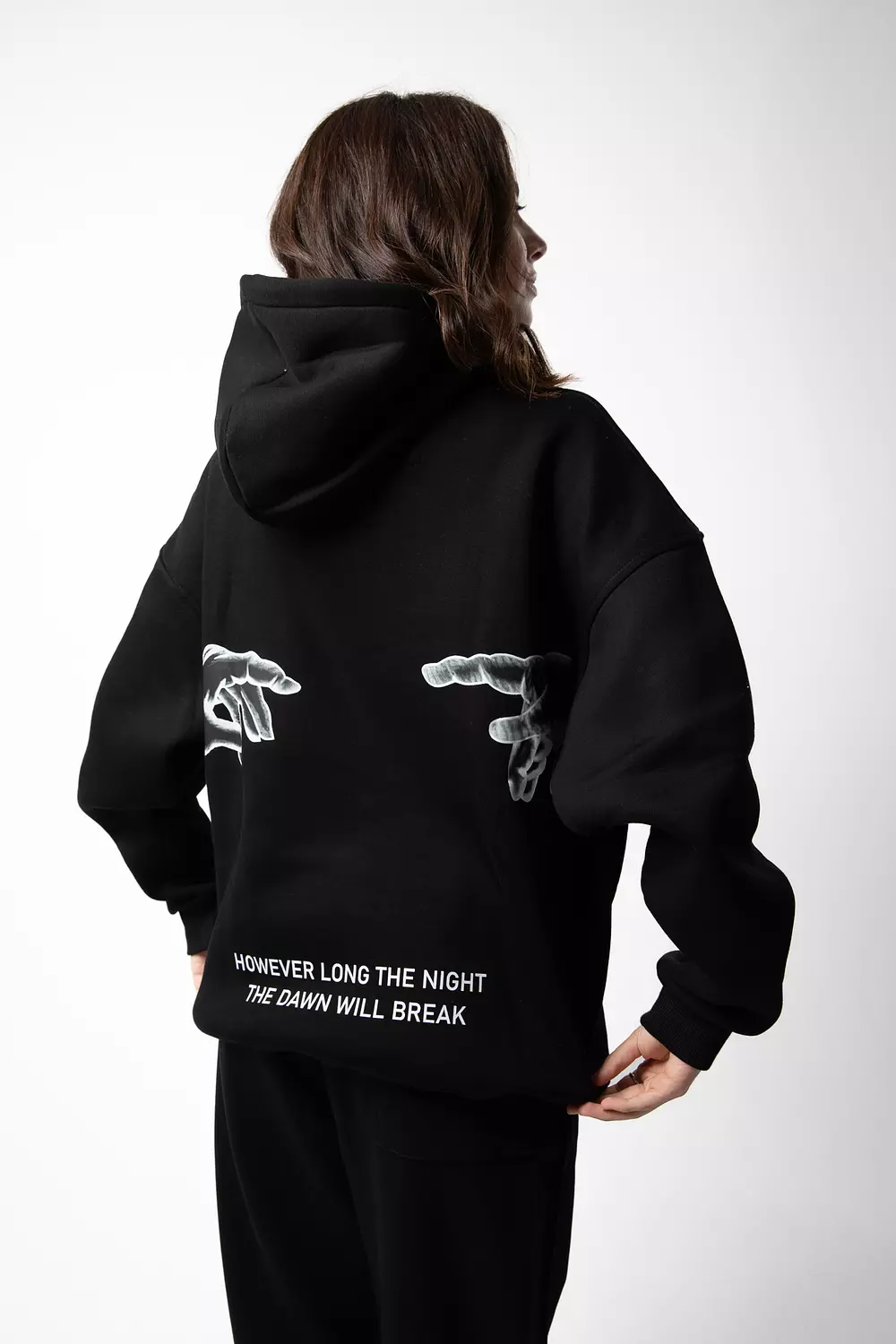 Oversized Black Hoodie – Classic Bold 5