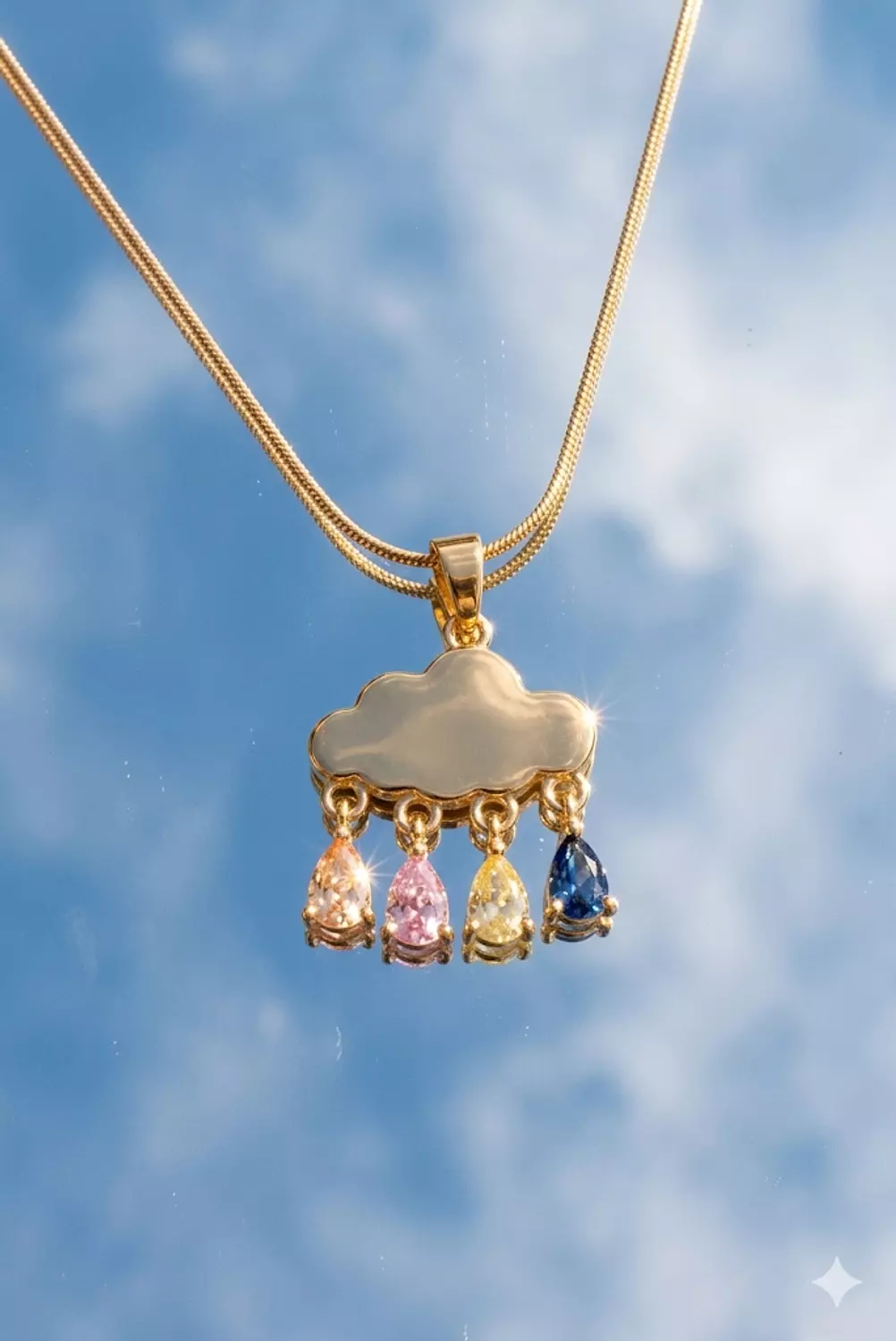 Singing in the rain necklace  hover image