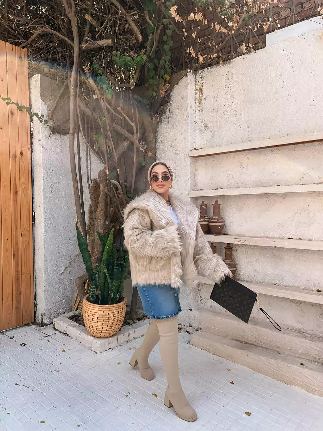 Zara fur jacket  6