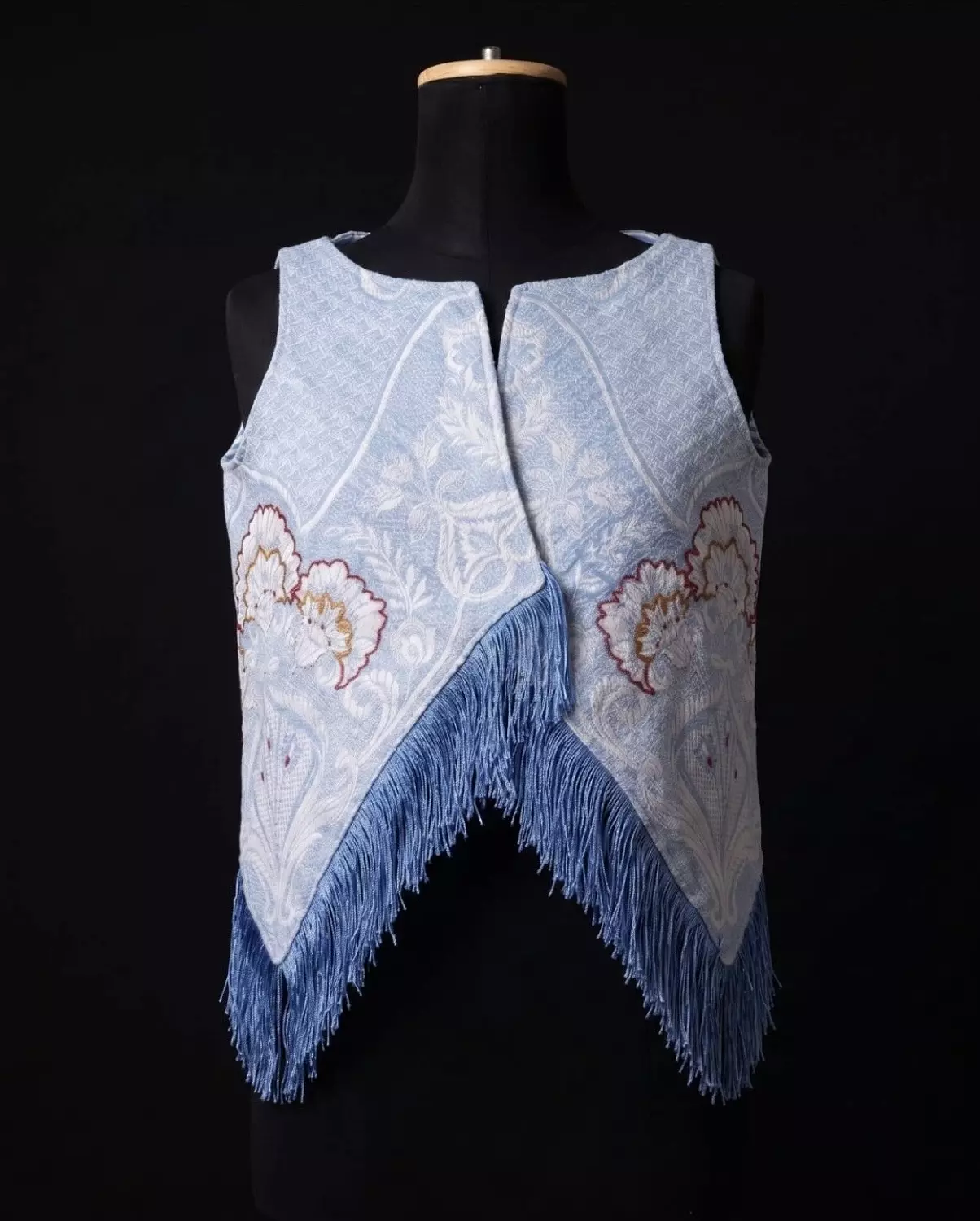 Reversible handmade vest by  Heba Gamal  2