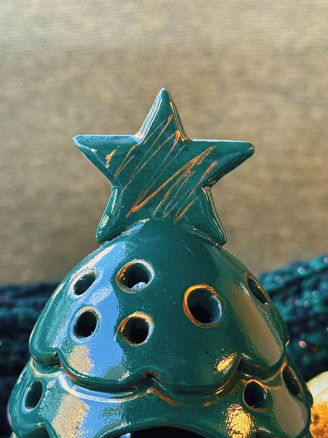 Christmas tree candle holder  2