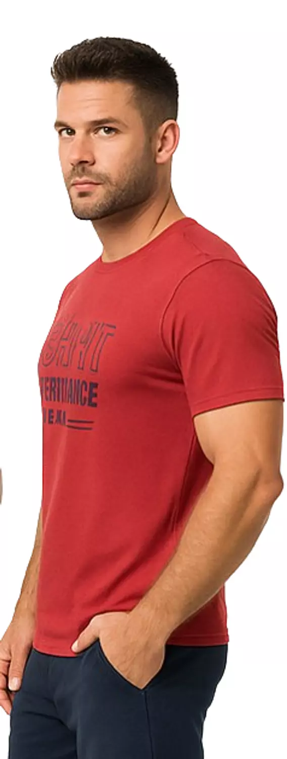 Men Printed Training - Short Per. - Maroon - 2685 hover image