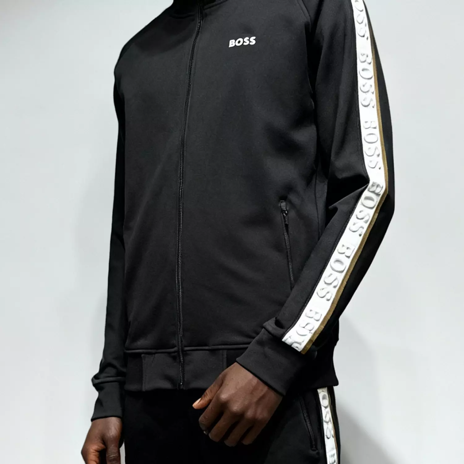 Swetshirt Boss bej hoodie 3