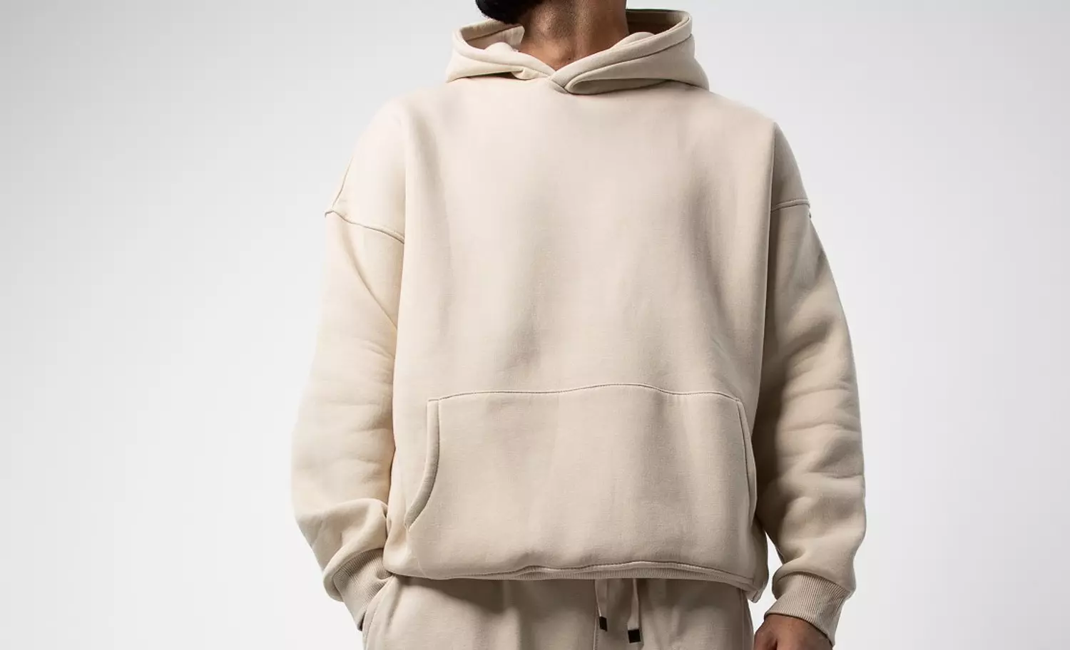 Oversized Beige Hoodie – Neutral Flow 3