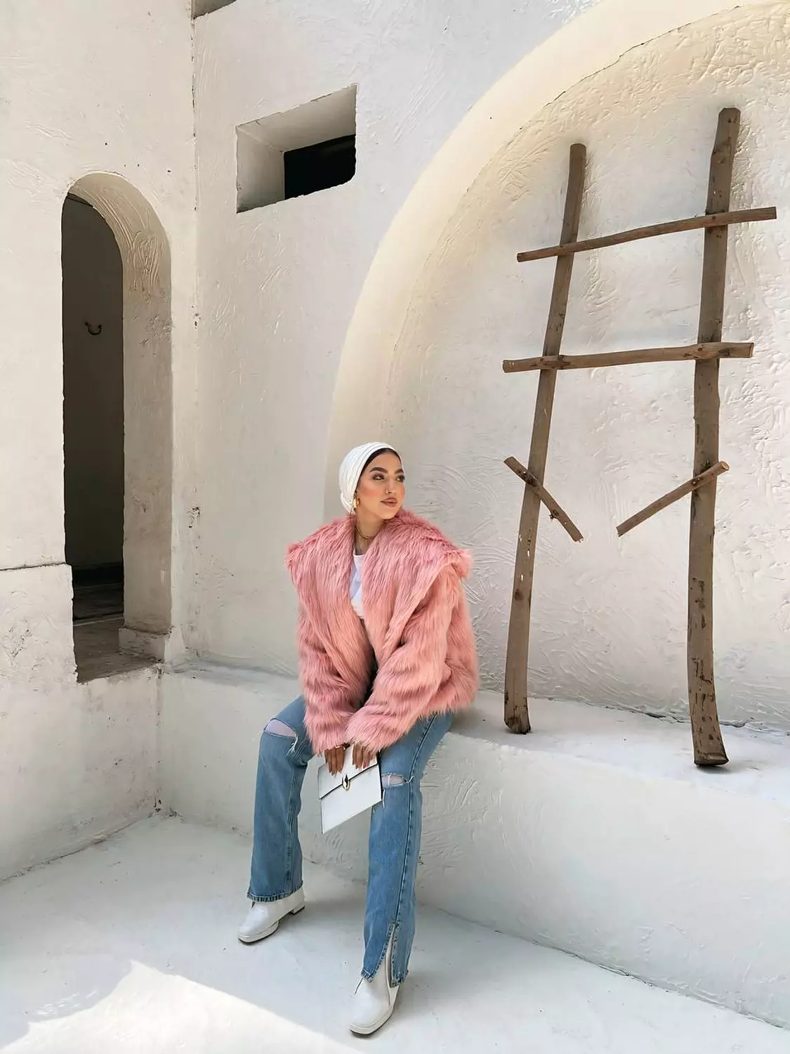 Zara fur jacket  3