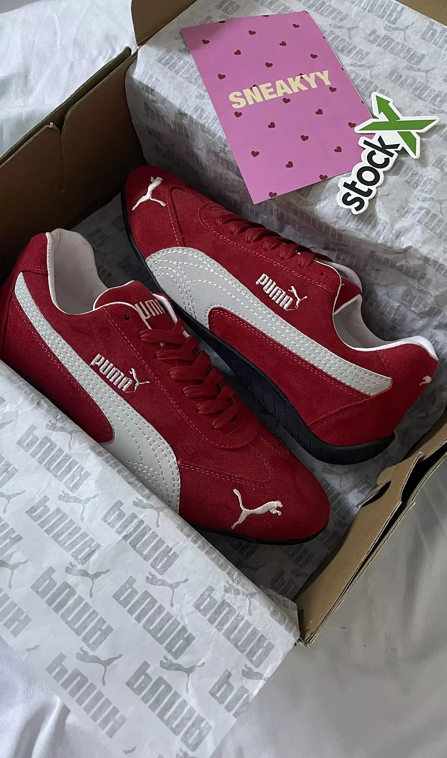 Puma Speedcat in Red  image