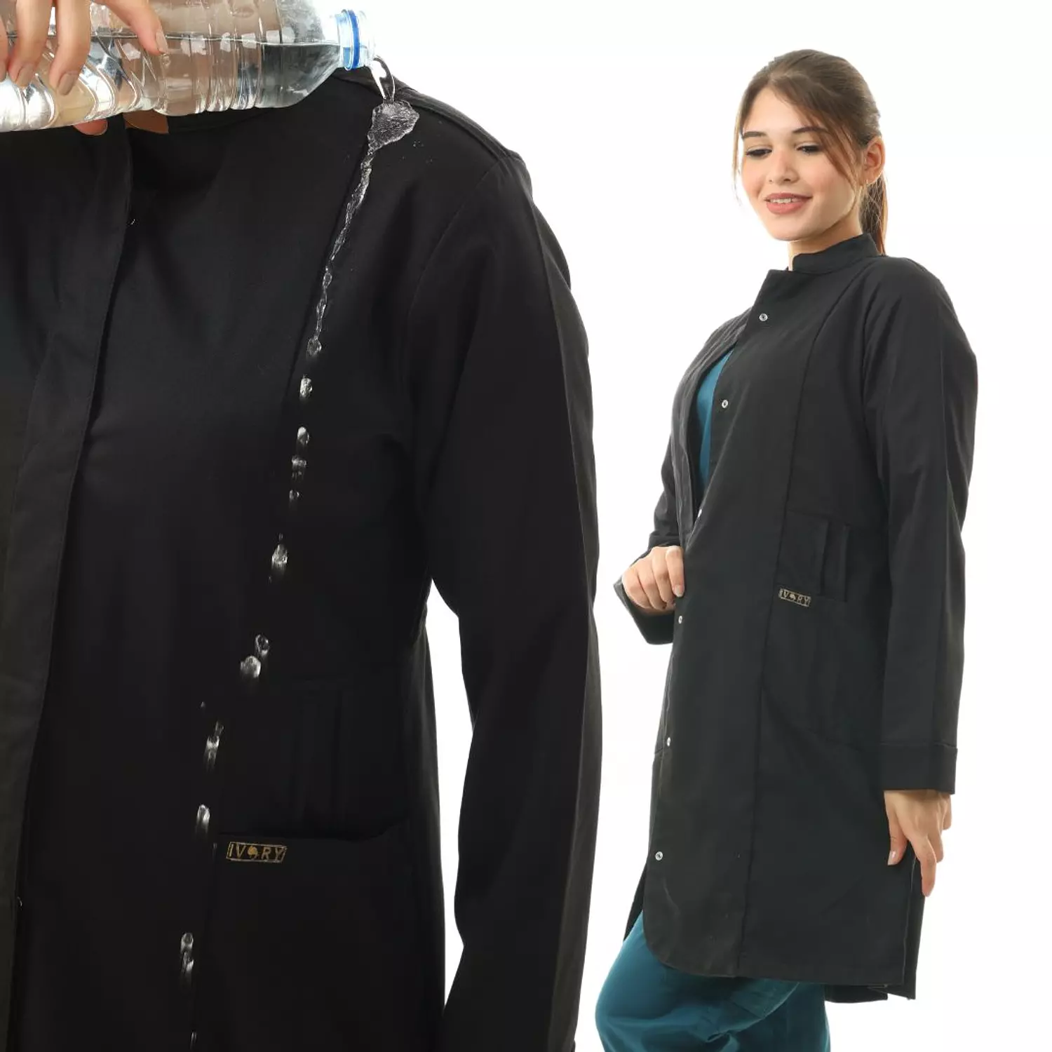 Black Eve Lab Coat (Long) image