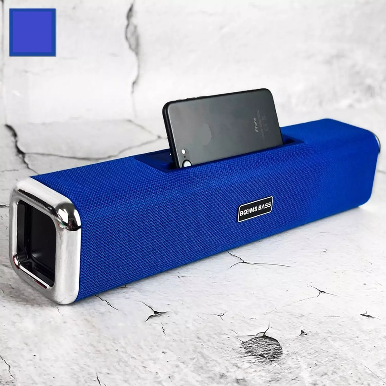BOOMS BASS L8 10W Portable Bluetooth Speaker 1200mAh BLUE hover image