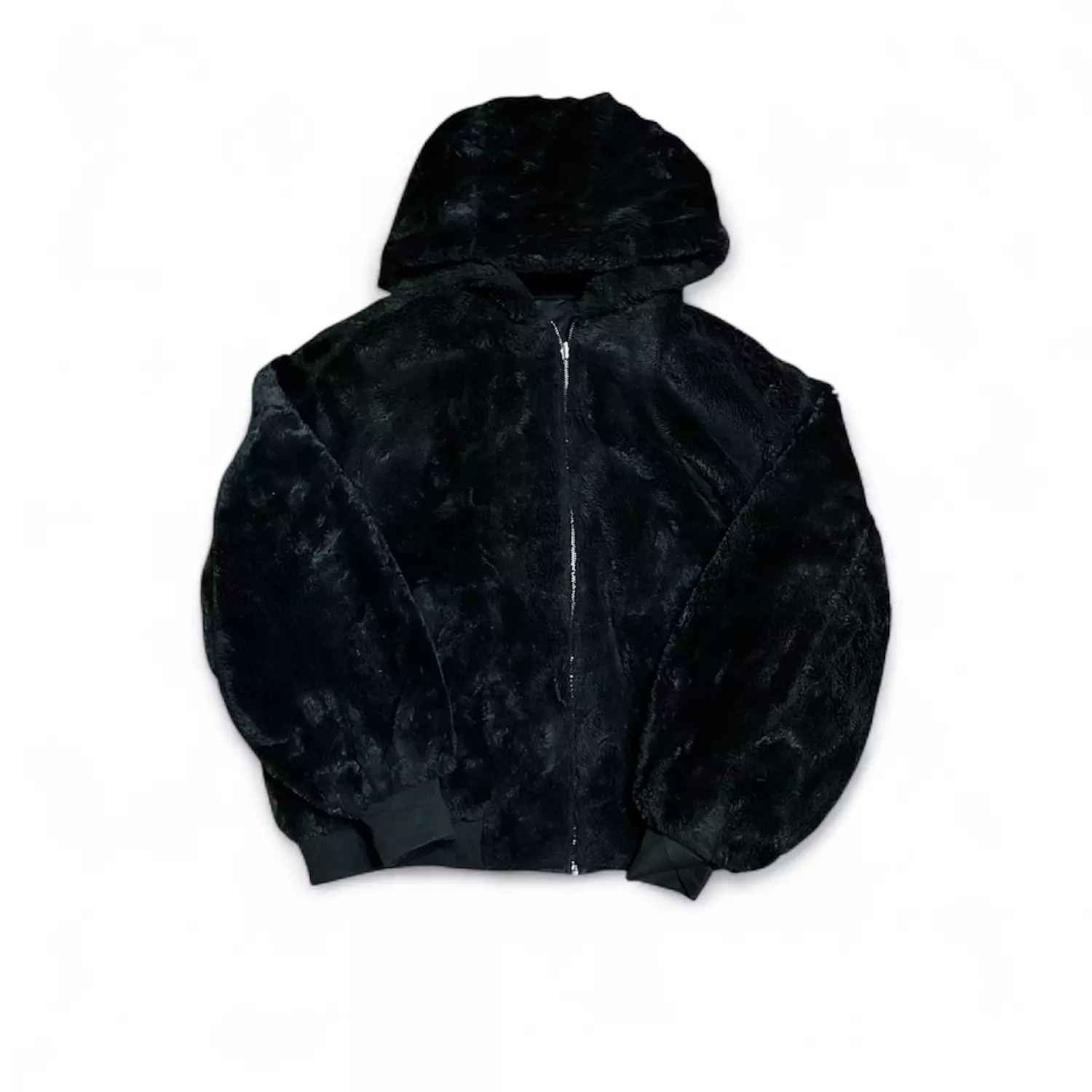 Zara Fur Reversible Bomber Jacket image