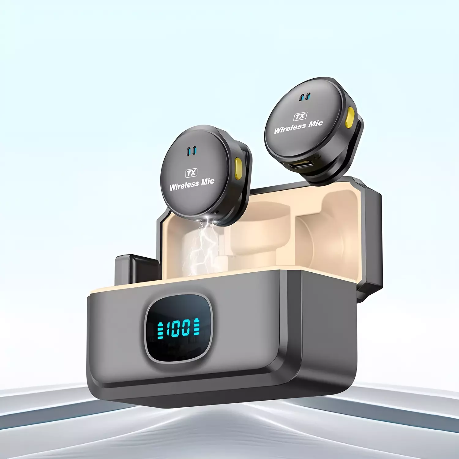 High-Sensitivity 2.4G Wireless Magnetic Microphone – Supports Instant Connectivity 12