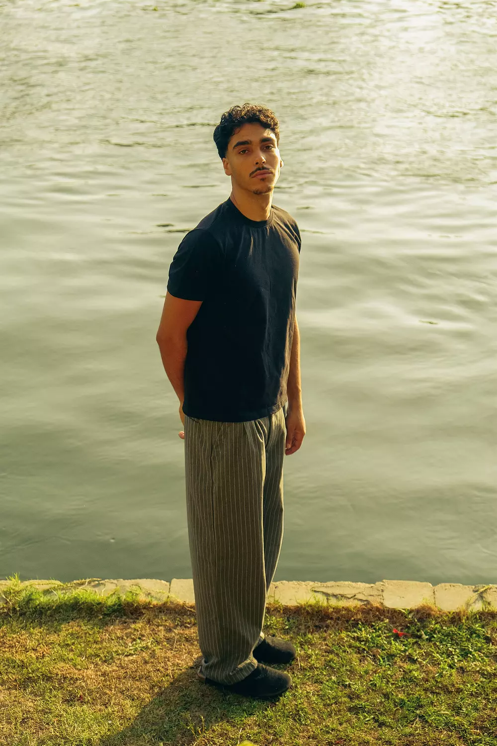 Pinstriped Pants | Men hover image